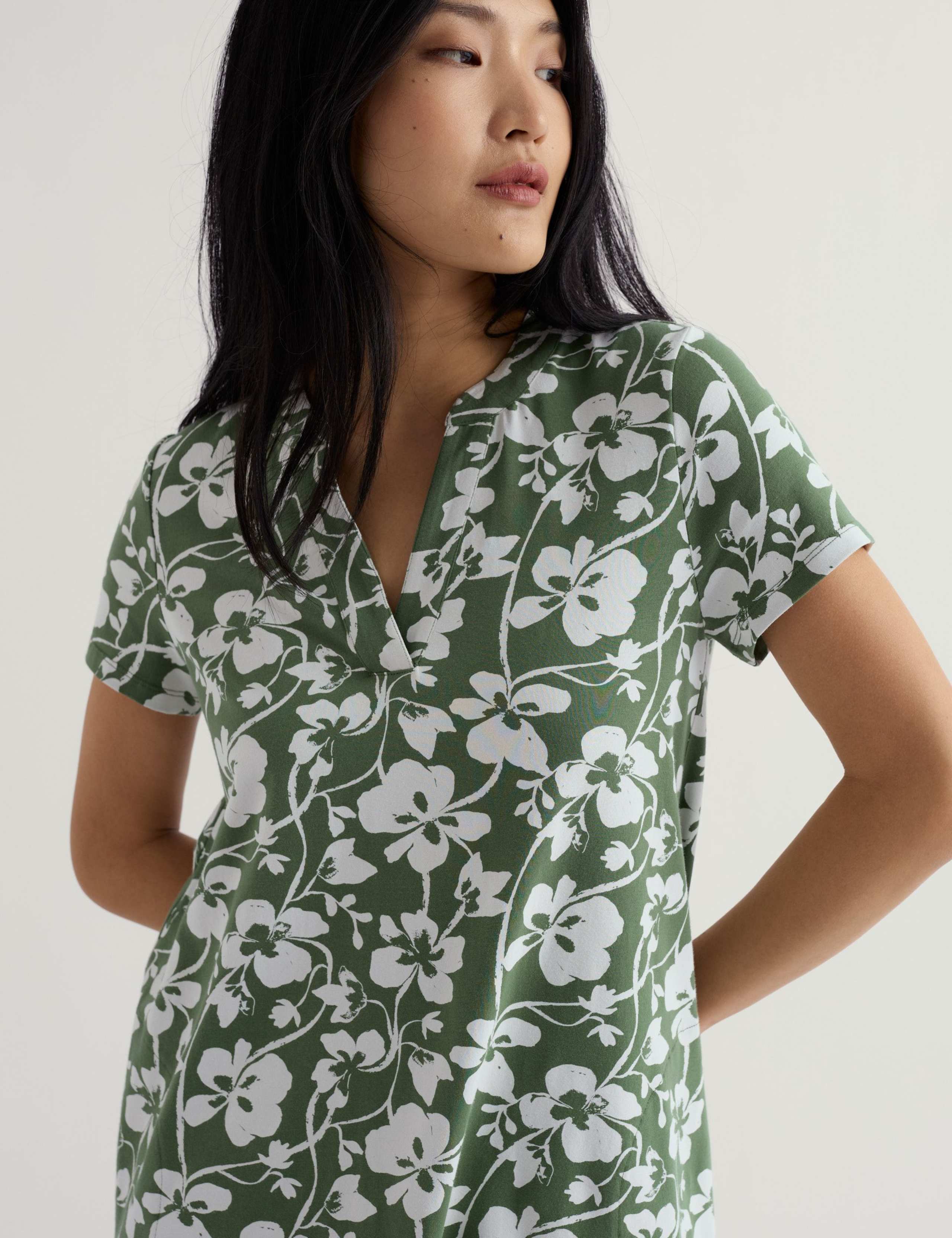 Cotton Rich Floral Tunic 3 of 4