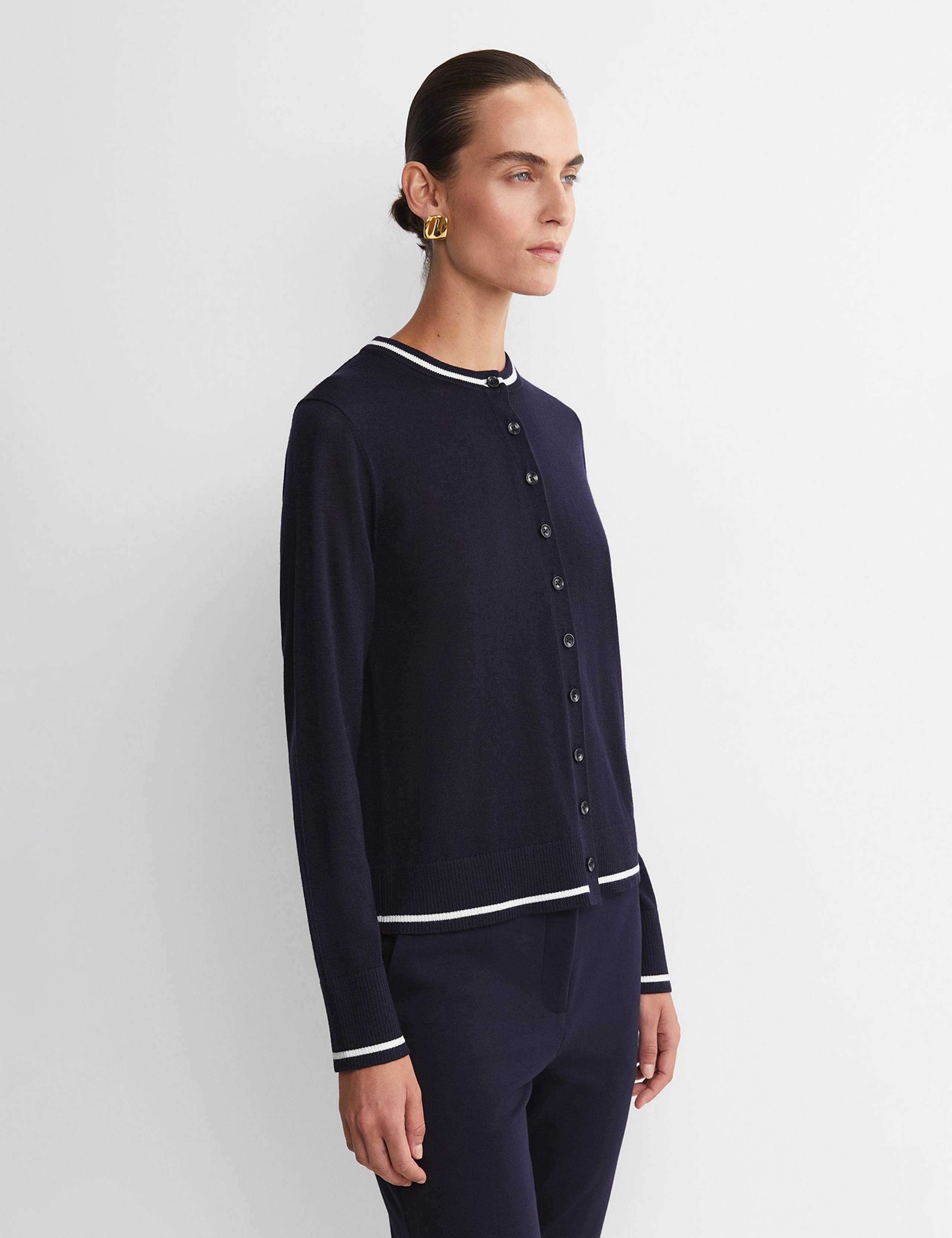 Pure Wool Button Front Cardigan 3 of 6