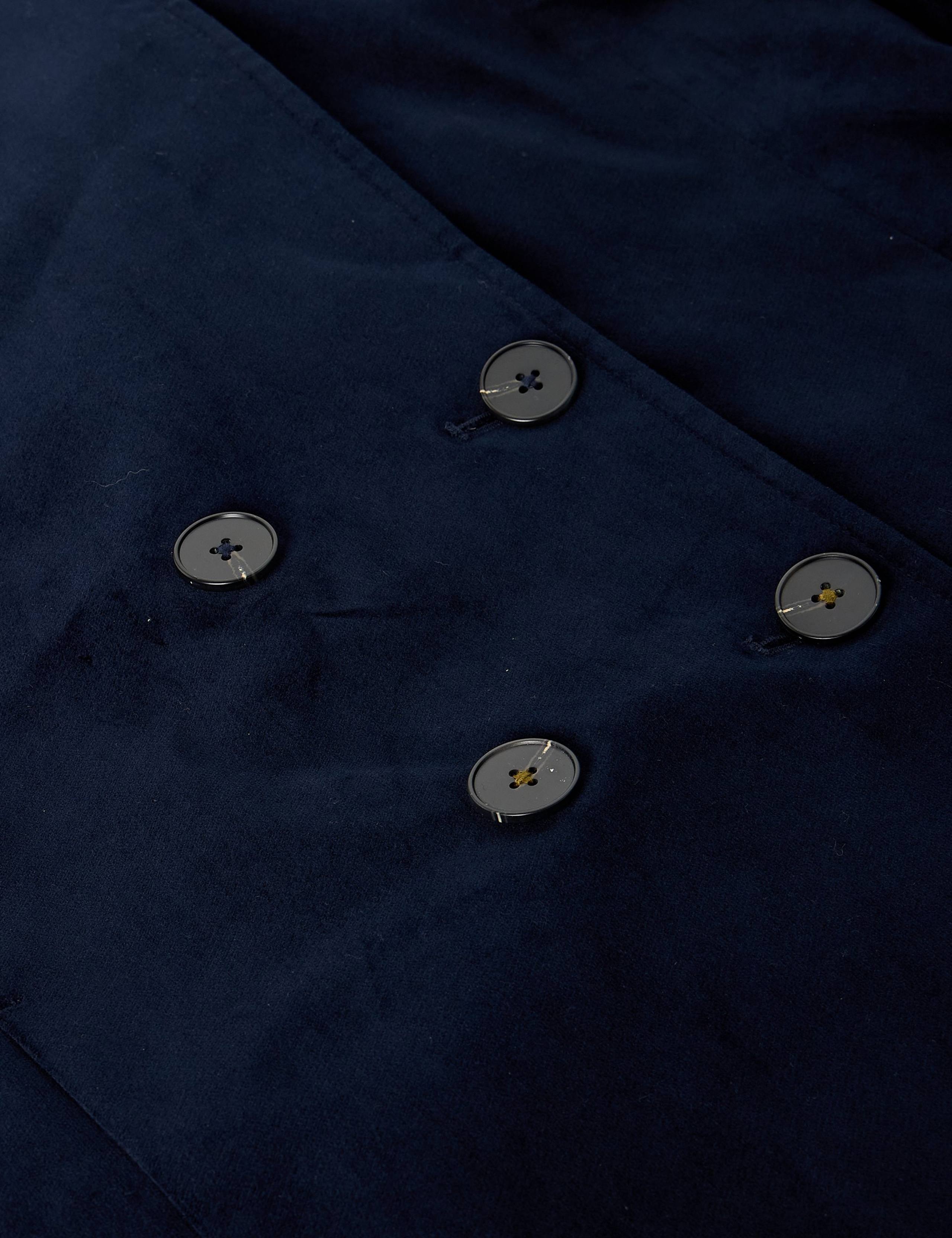 Cotton Rich Funnel Neck Longline Coat 6 of 6