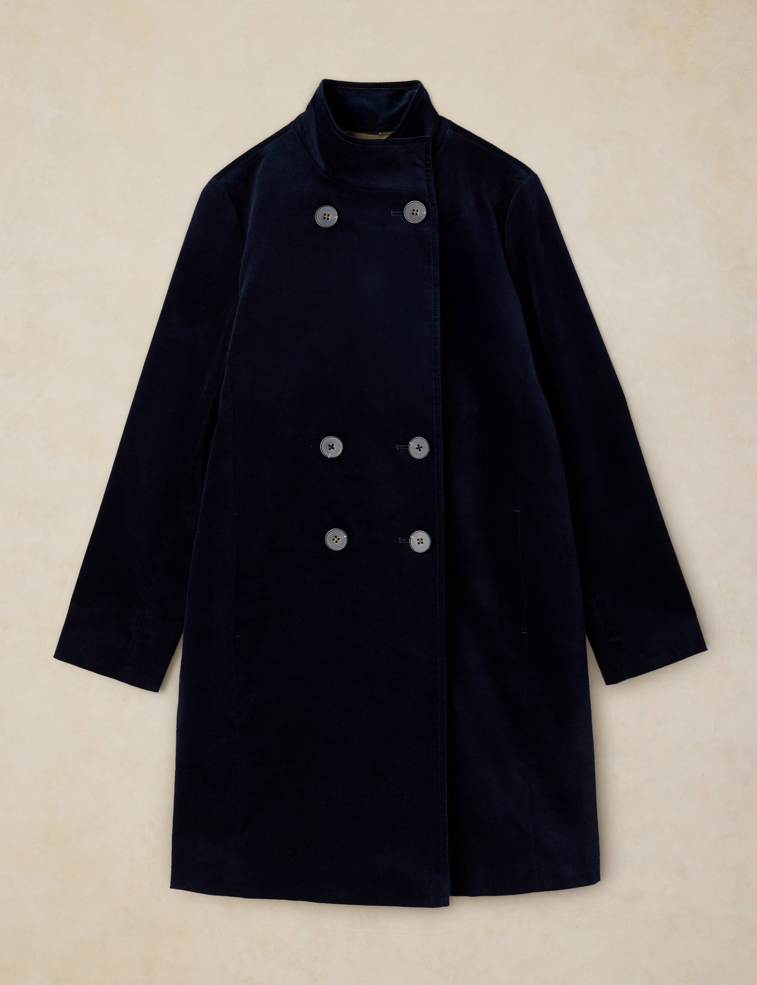 Cotton Rich Funnel Neck Longline Coat 2 of 6