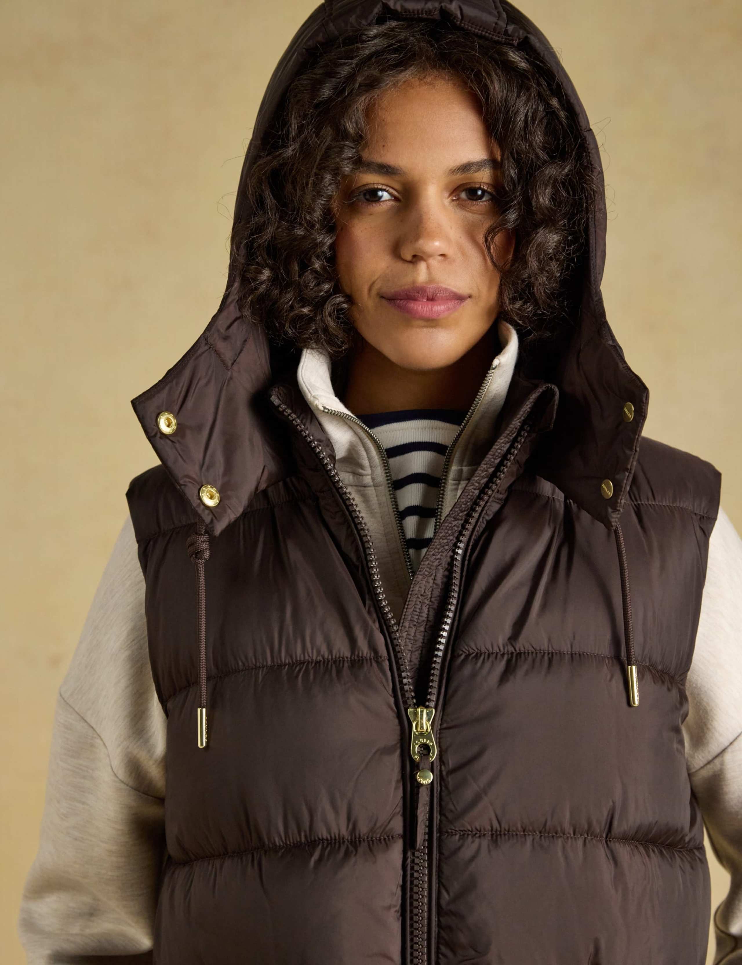 Showerproof Padded Longline Gilet 5 of 11