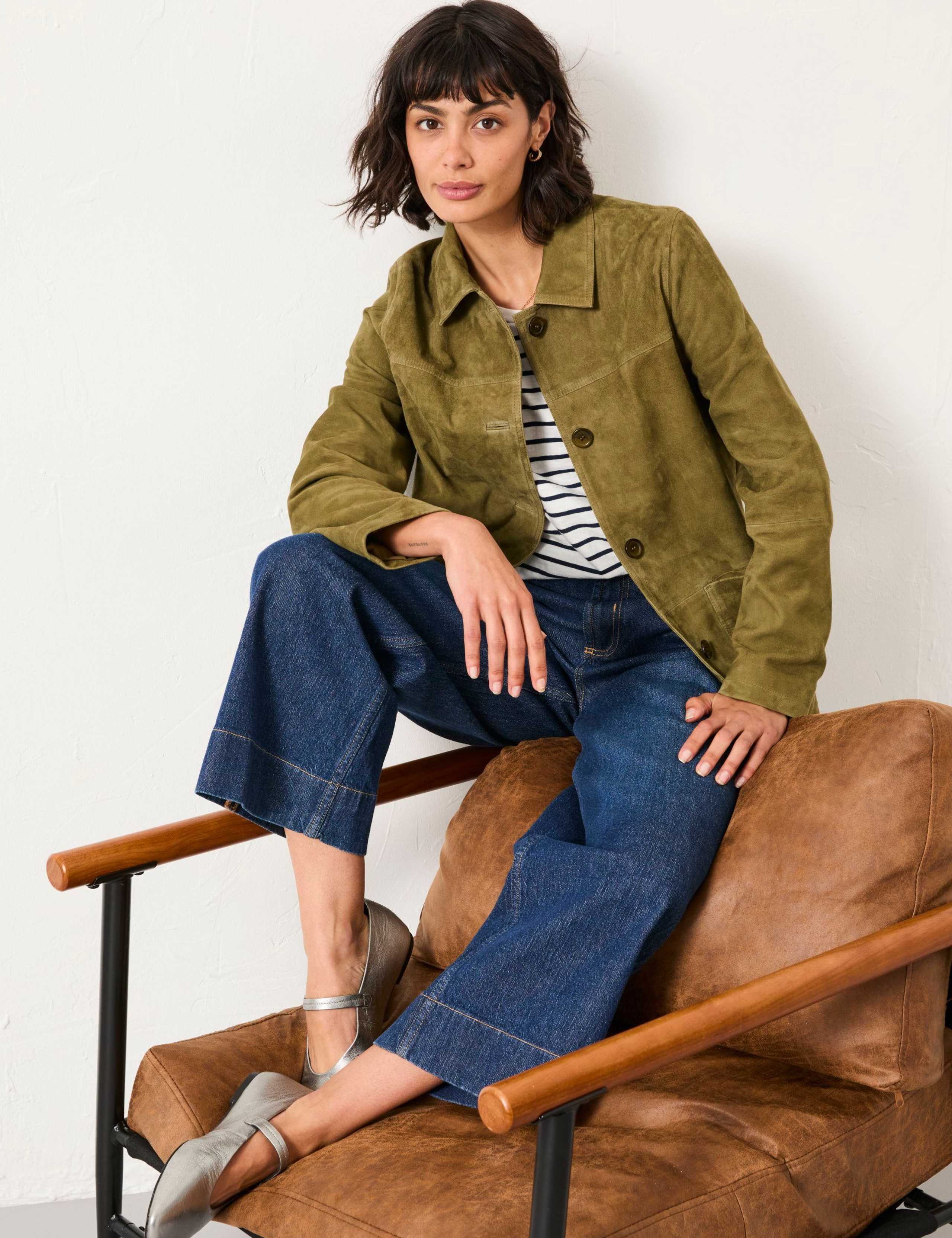 Suede Collared Jacket 4 of 6