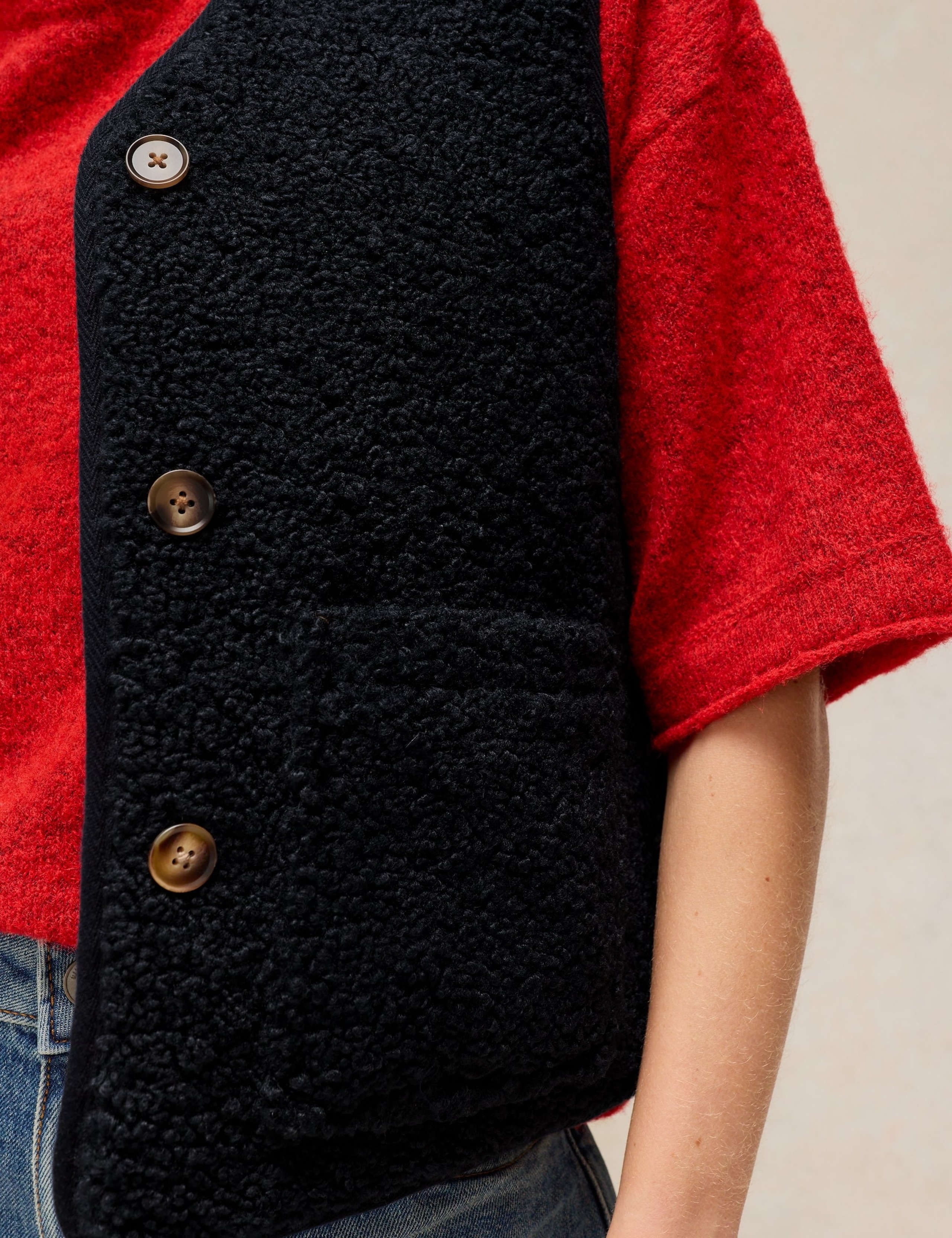 Cord Fleece Reversible Gilet 6 of 6