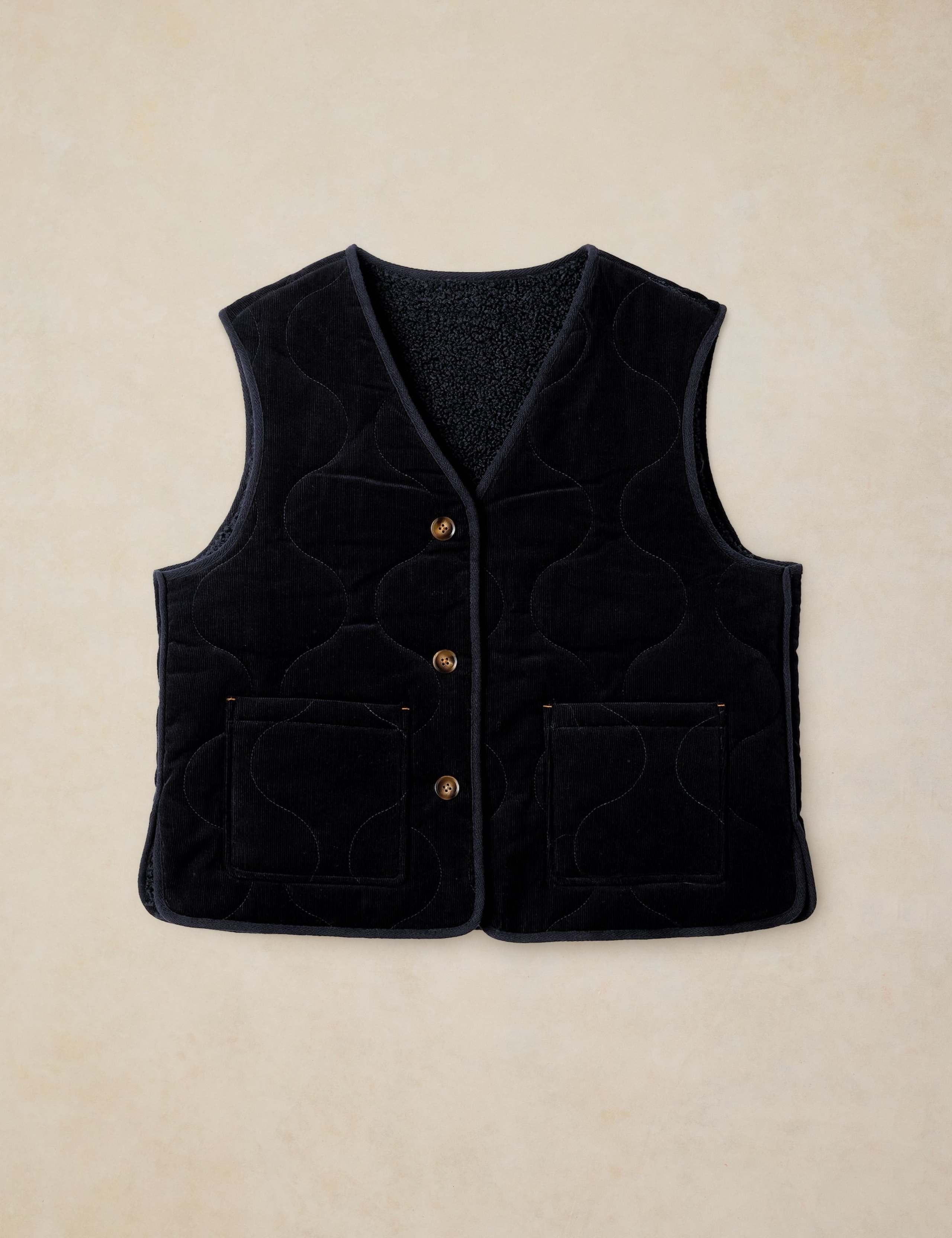 Cord Fleece Reversible Gilet 2 of 6