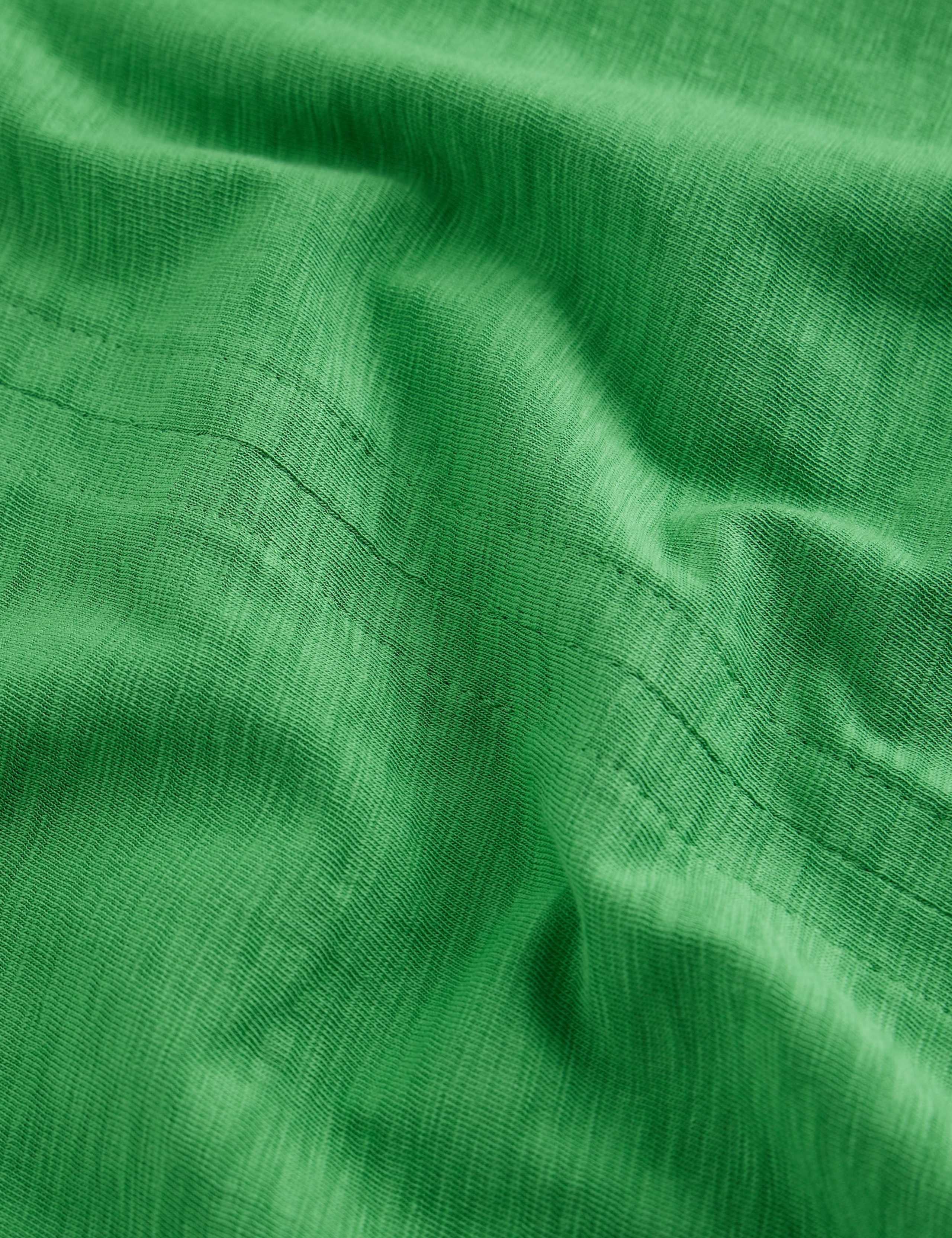 Pure Cotton Notch Neck T-Shirt 6 of 6
