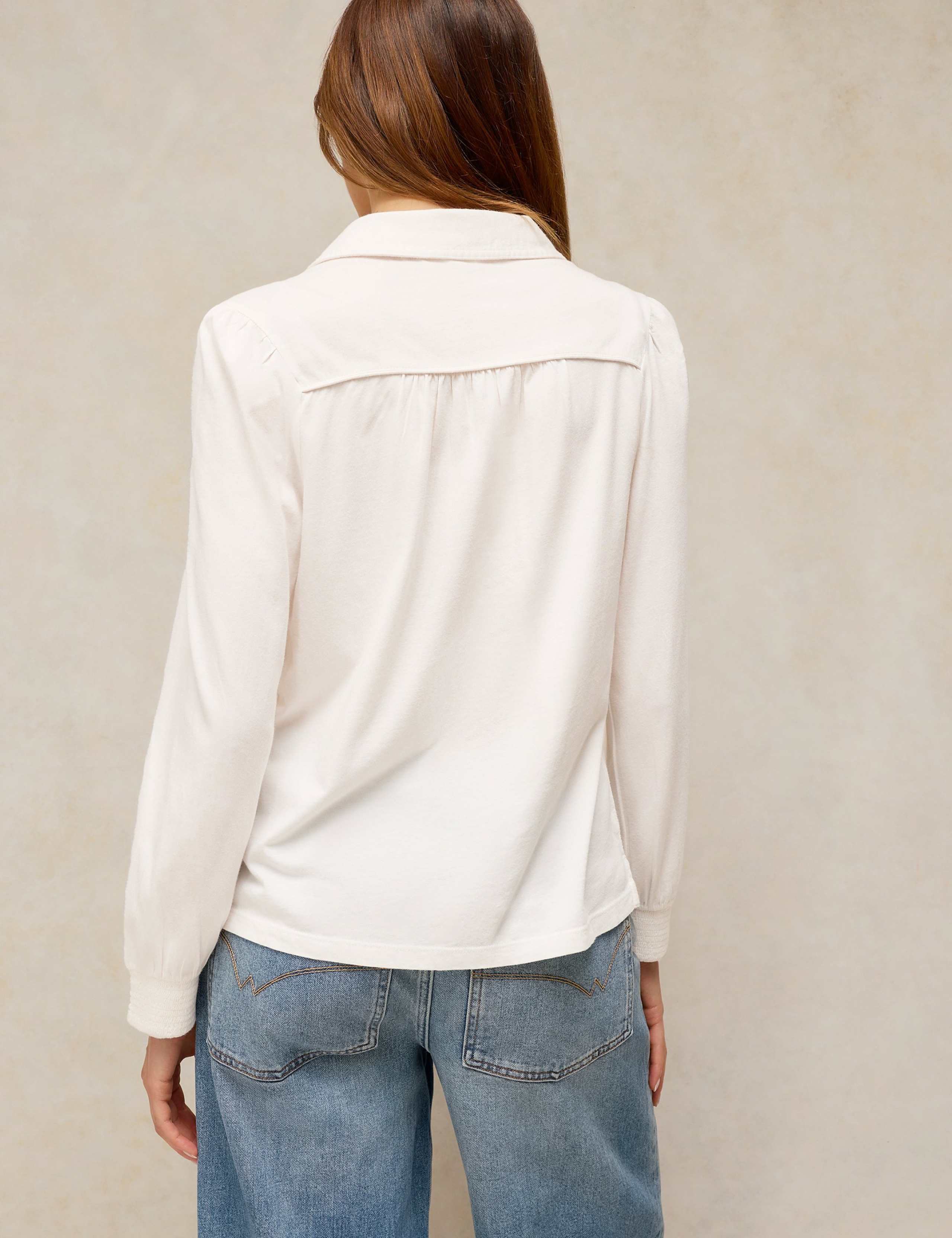 Ronley Cotton Rich Collared Shirt with Modal 3 of 6
