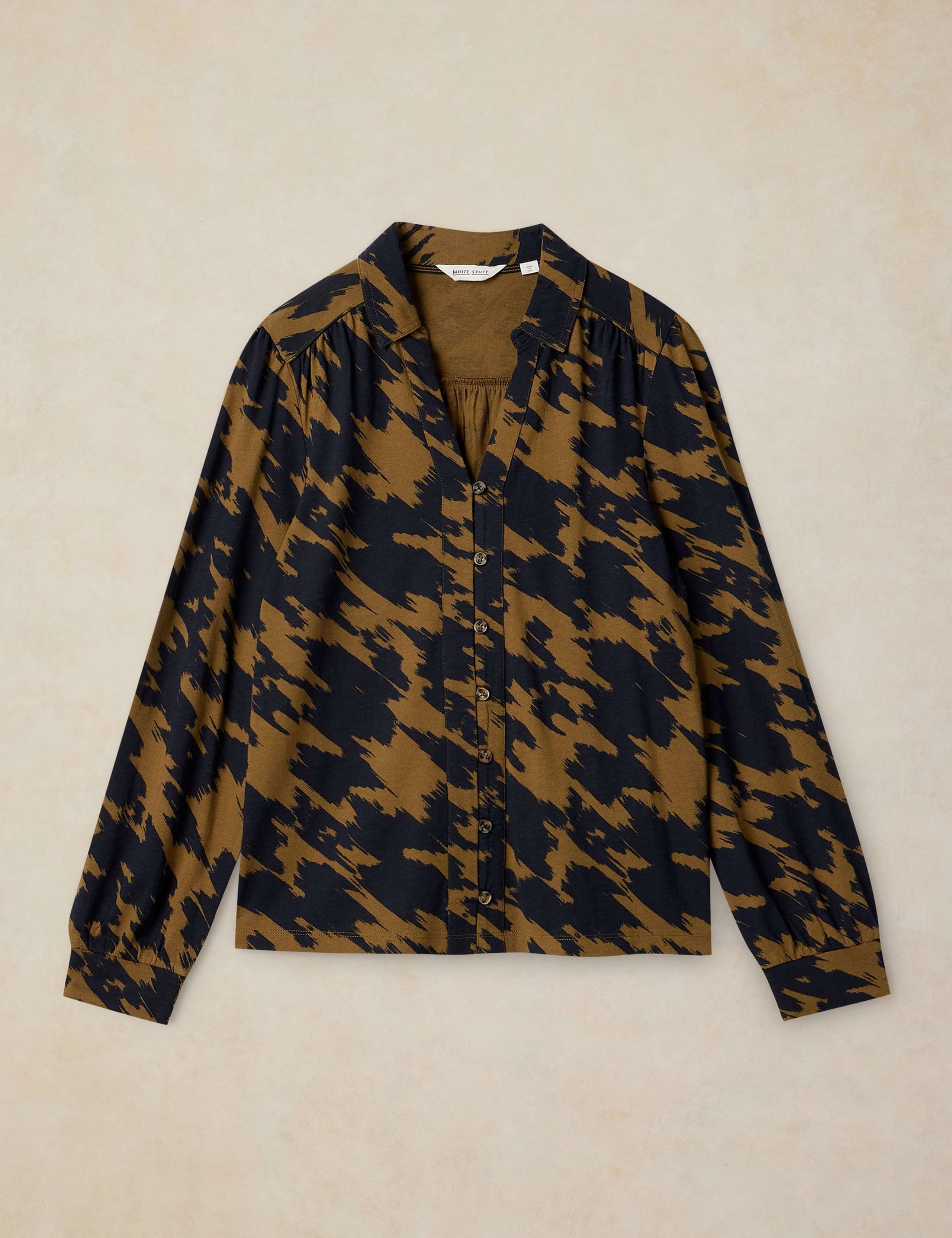 Ronley Cotton Rich Printed Collared Shirt with Modal 2 of 6