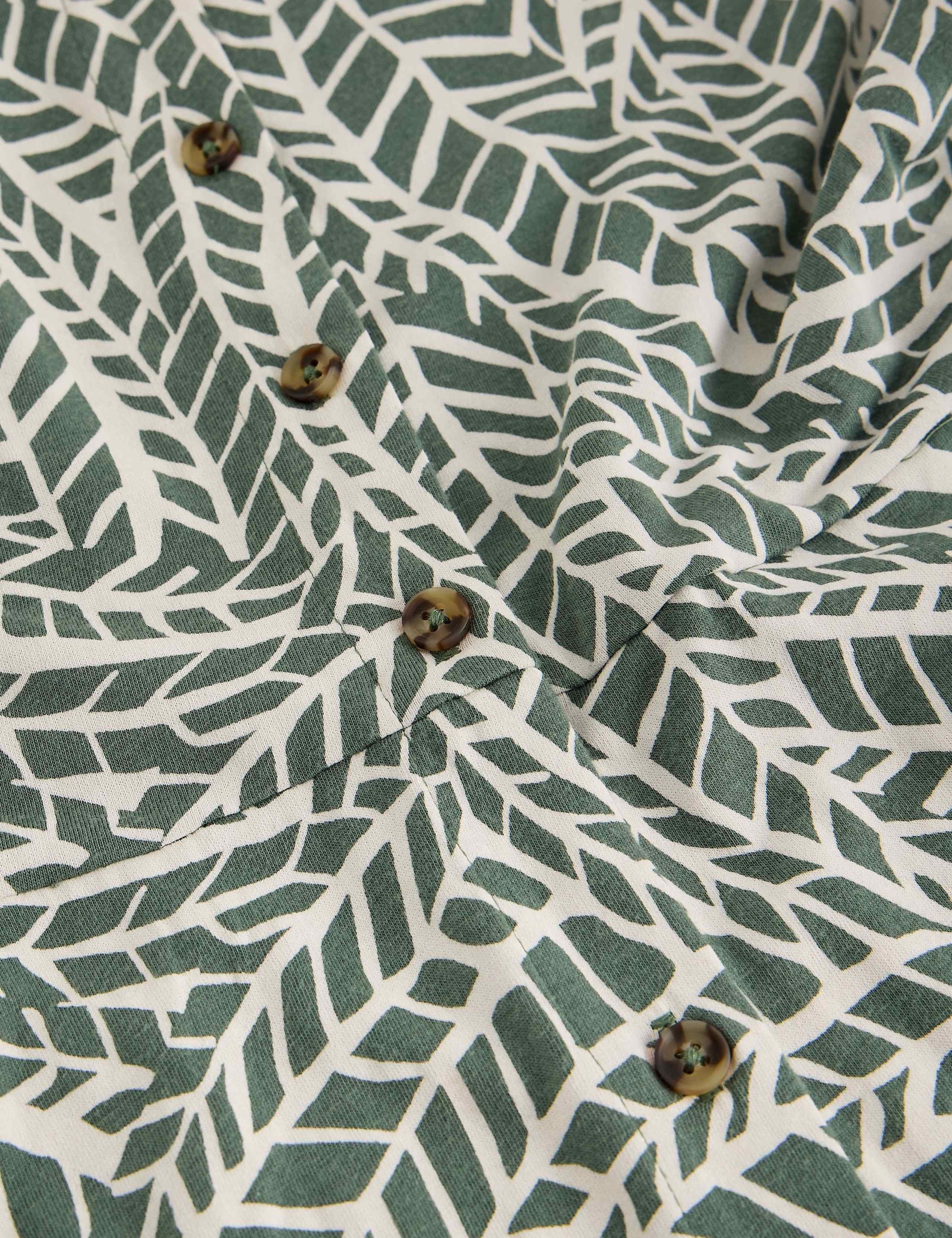 Jersey Printed Midi Shirt Dress 6 of 6