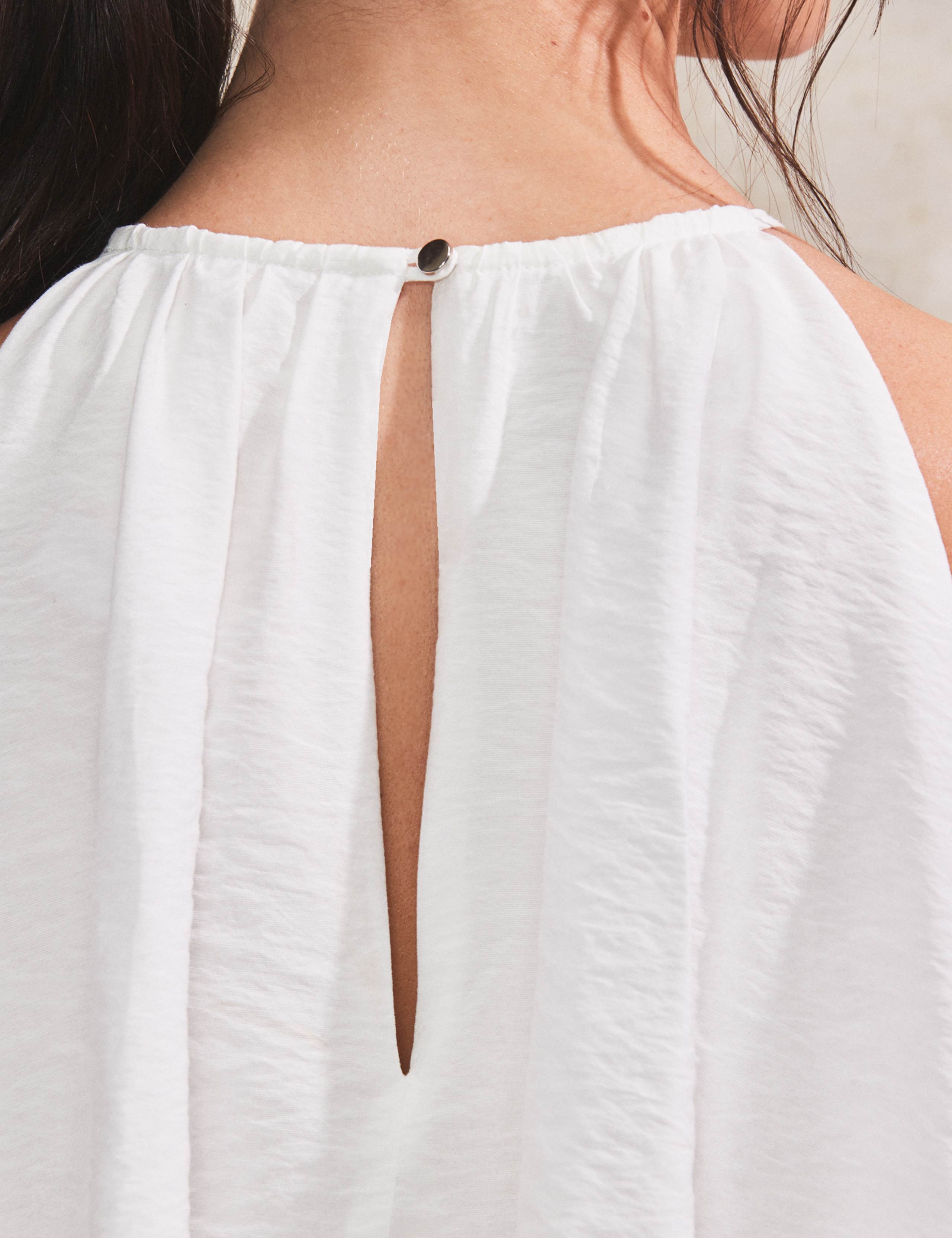 Halter Neck Mini Tiered Dress 5 of 5