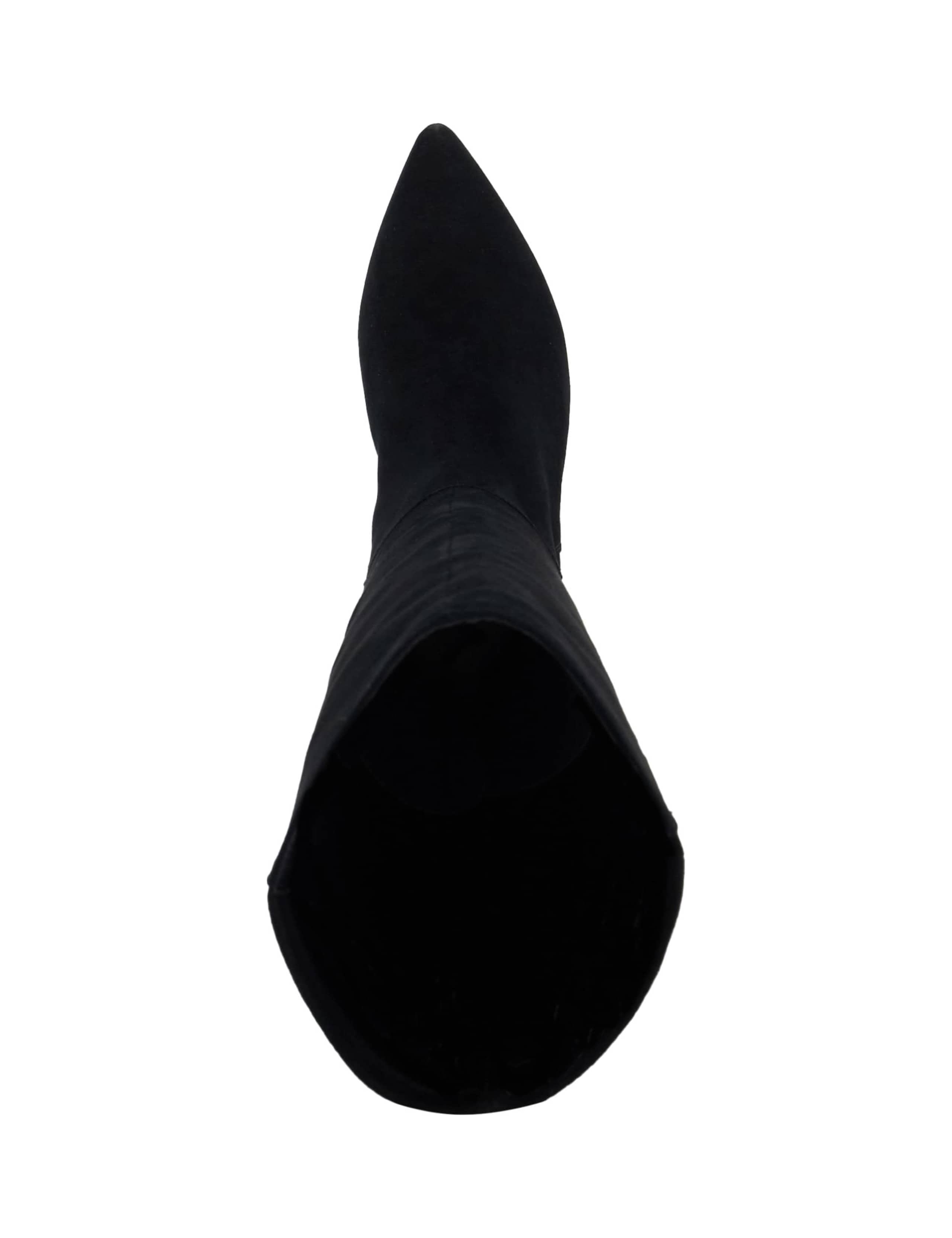 Suede Kitten Heel Knee Wide Fit High Boots 5 of 5