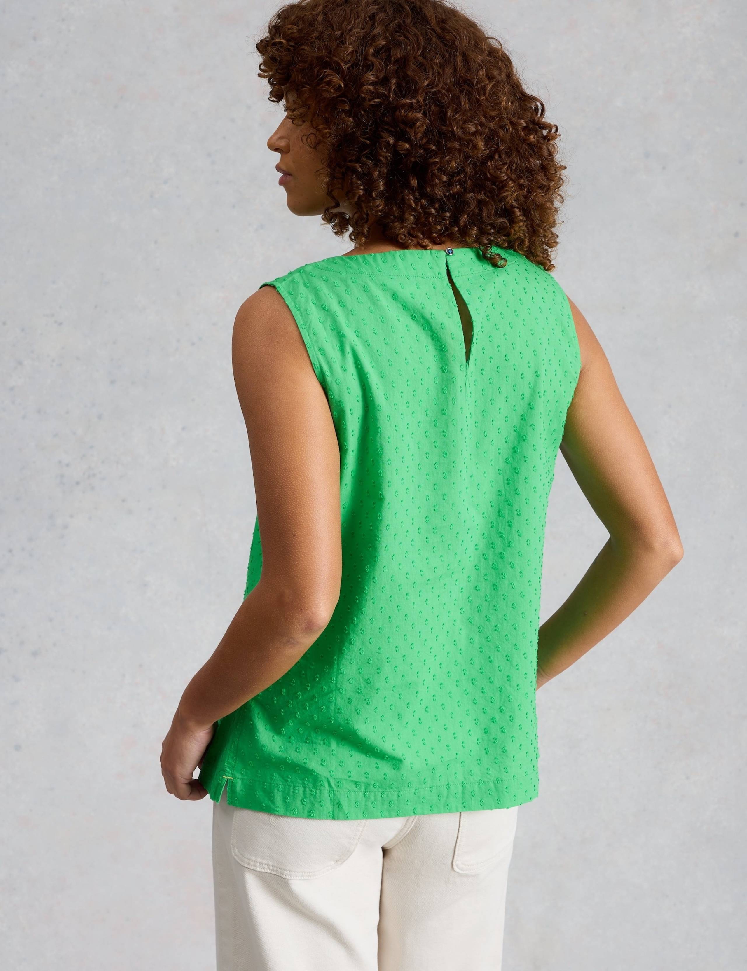 Pure Cotton Textured Vest Top 3 of 6
