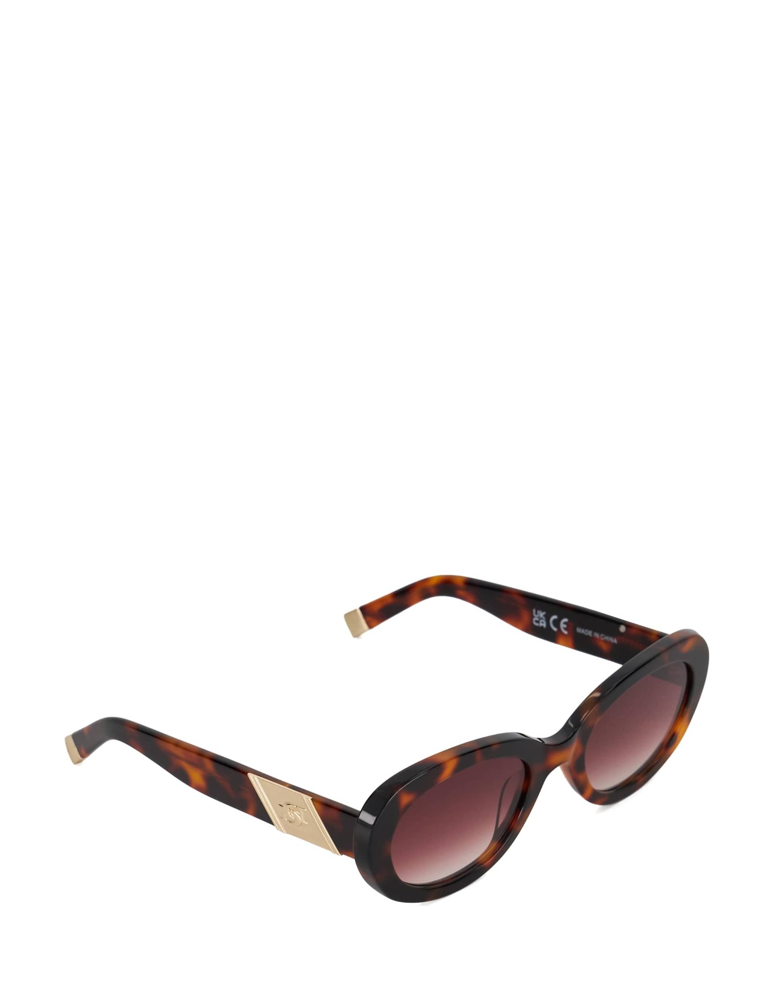 Acetate Oval Sunglasses 3 of 4