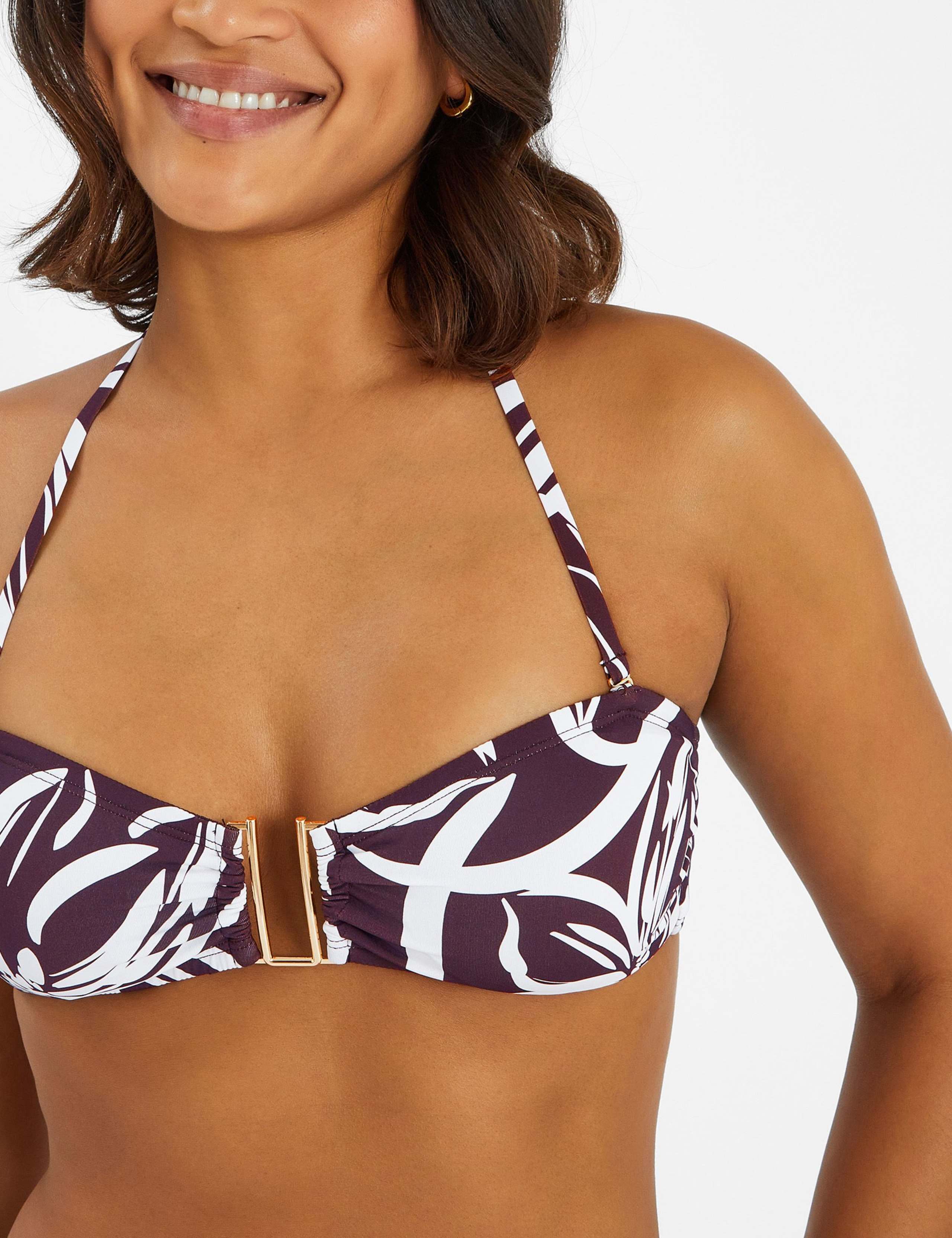 Floral Bandeau Bikini Top 4 of 4