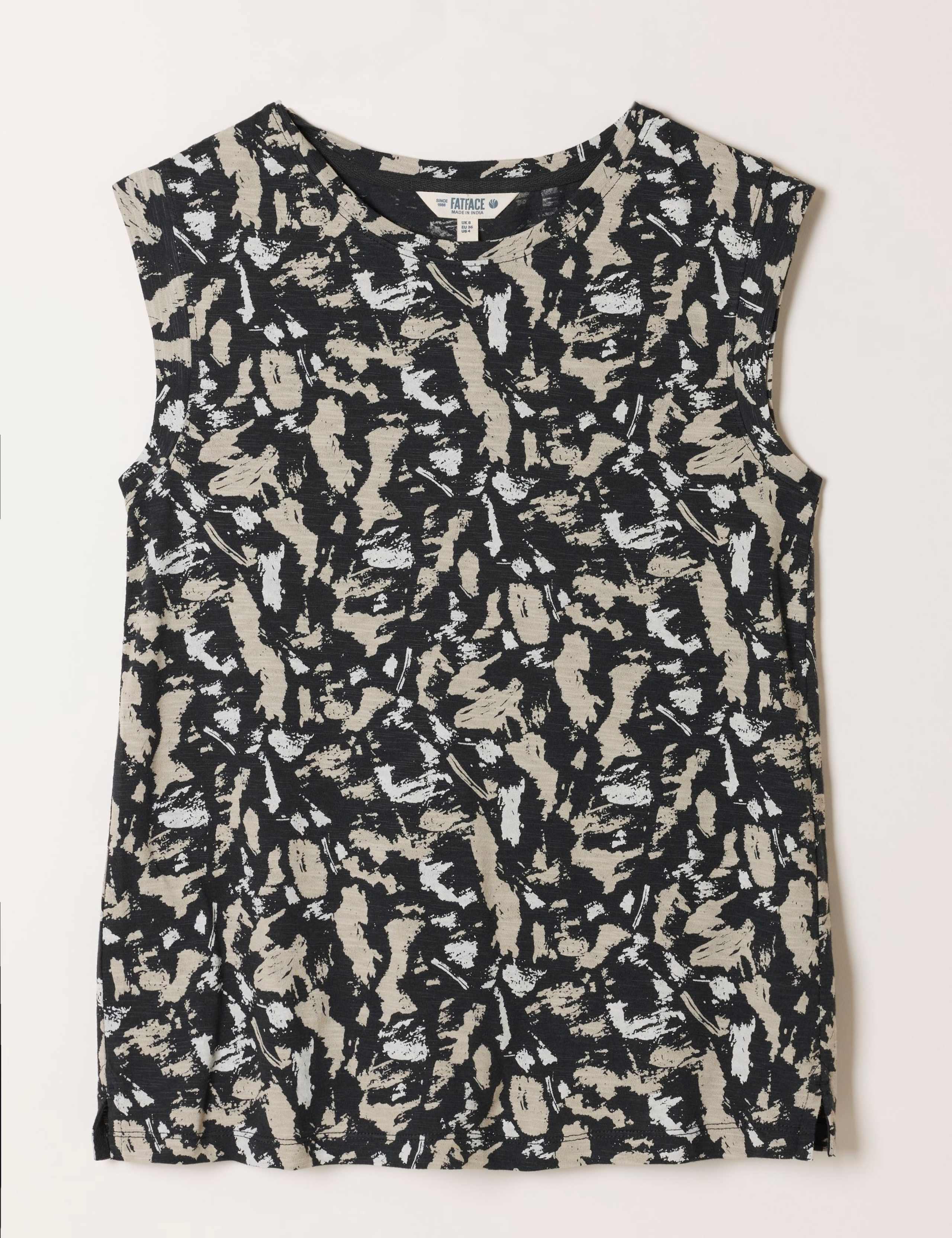 Cotton Modal Blend Printed Vest 2 of 6