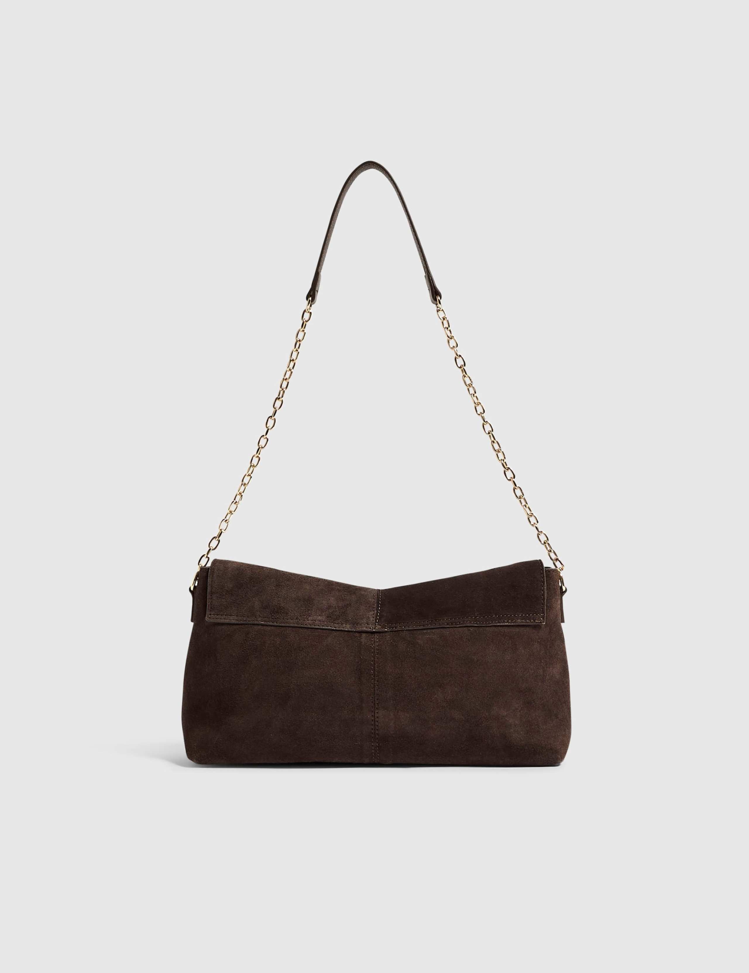 Suede Chain Strap Shoulder Bag 5 of 5