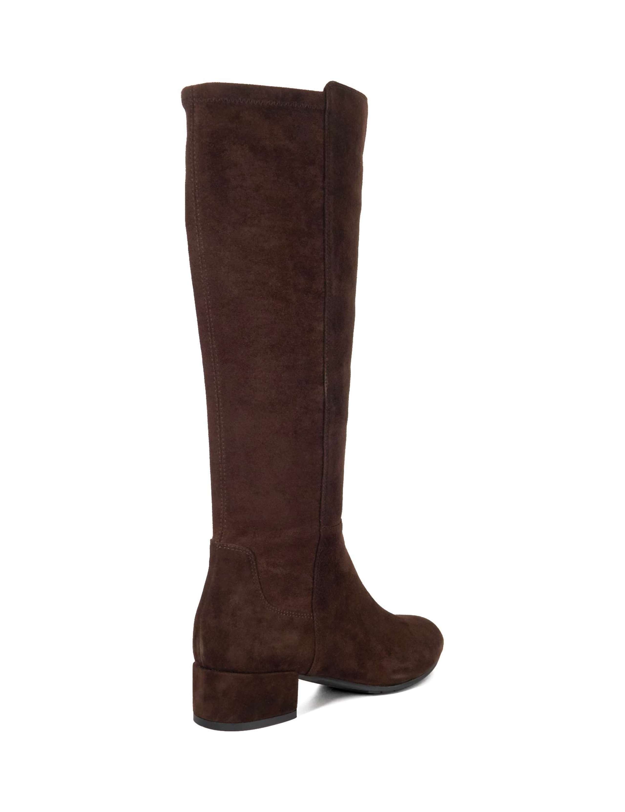 Wide Fit Suede Knee High Boots 2 of 5