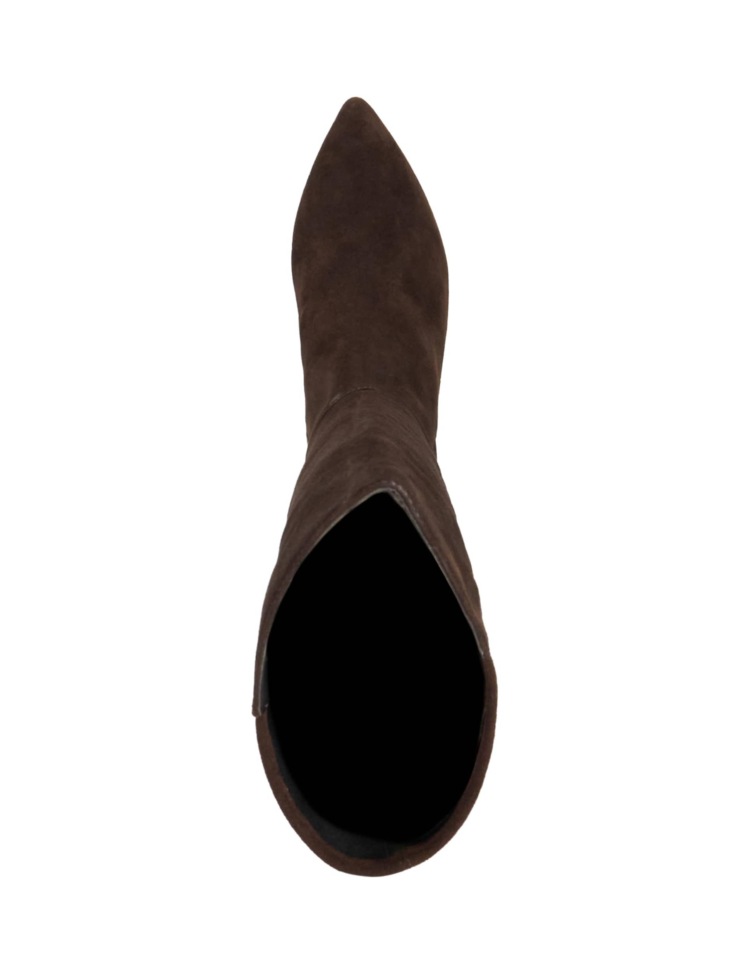 Leather Kitten Heel Knee High Boots 2 of 5