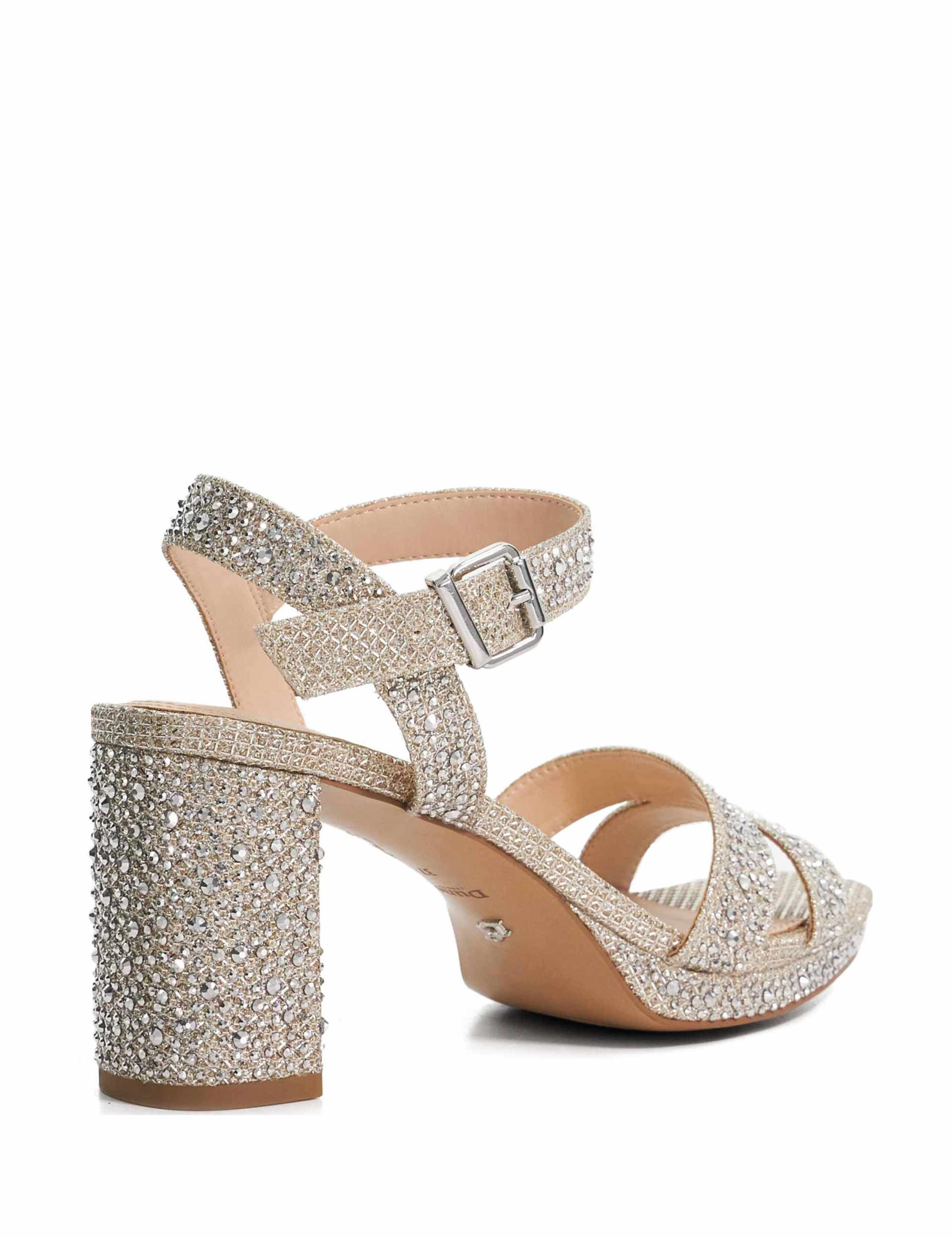 Sparkle Block Heel Sandals 3 of 6