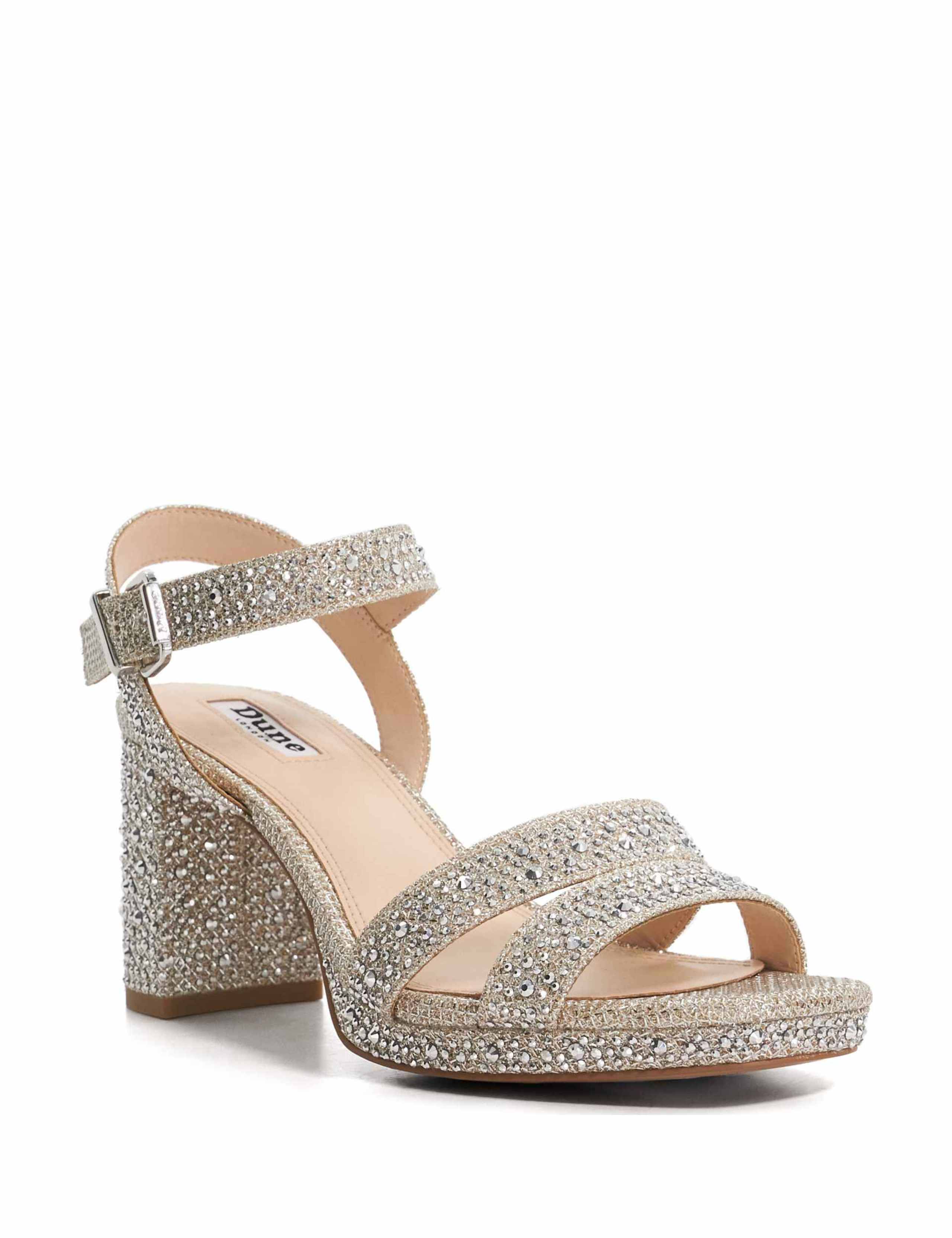 Sparkle Block Heel Sandals 4 of 6
