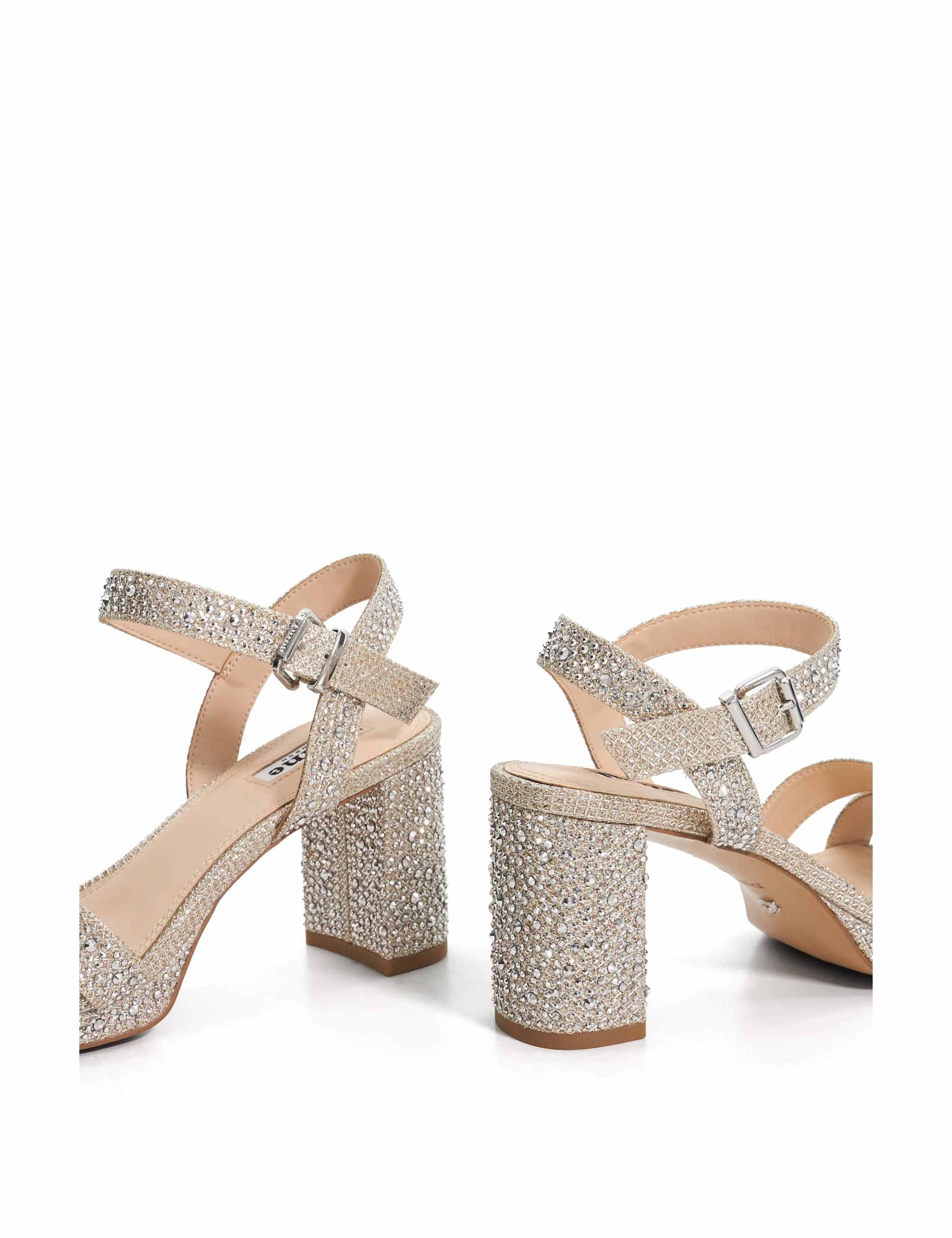Sparkle Block Heel Sandals 6 of 6