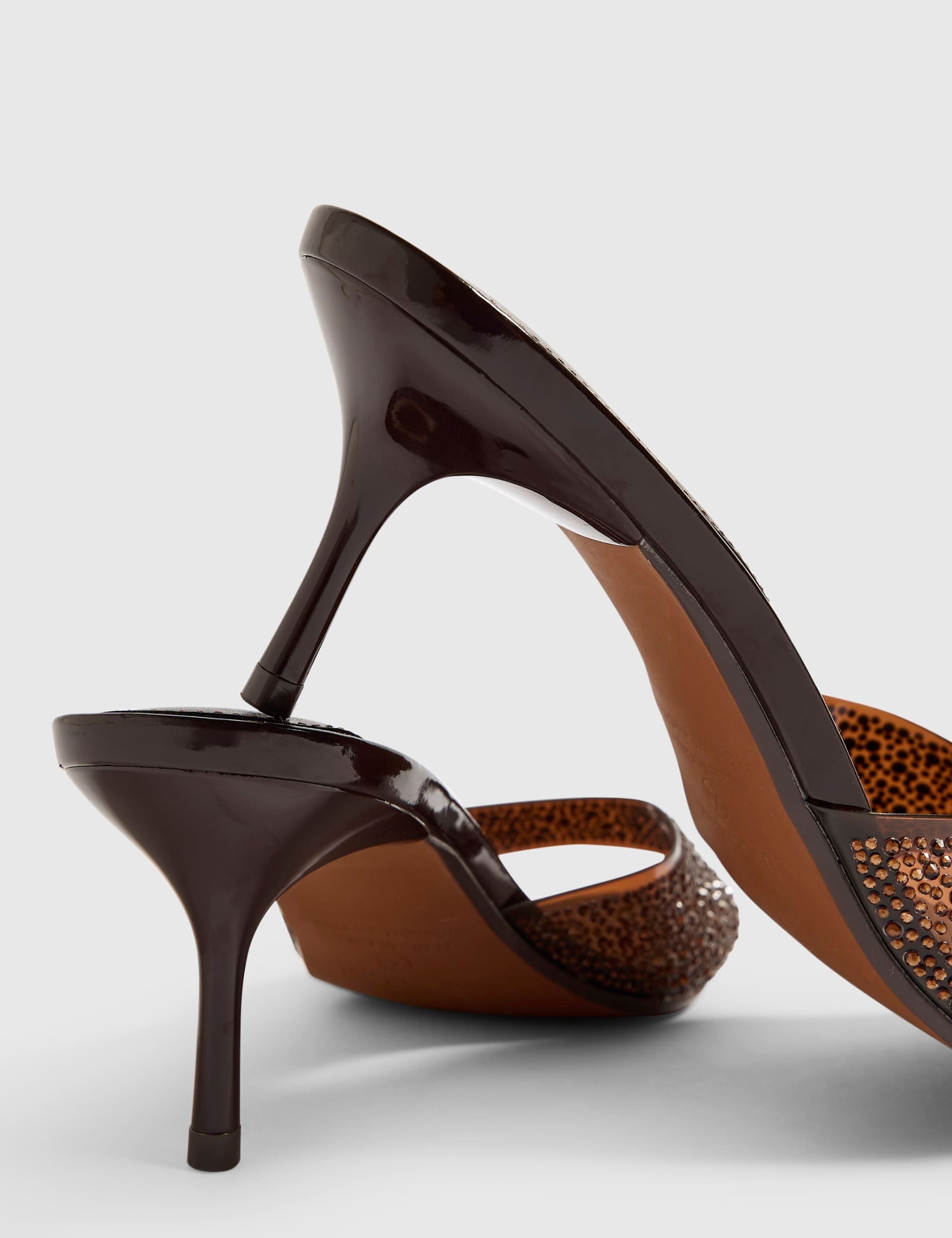 Faux Leather Mules 2 of 5