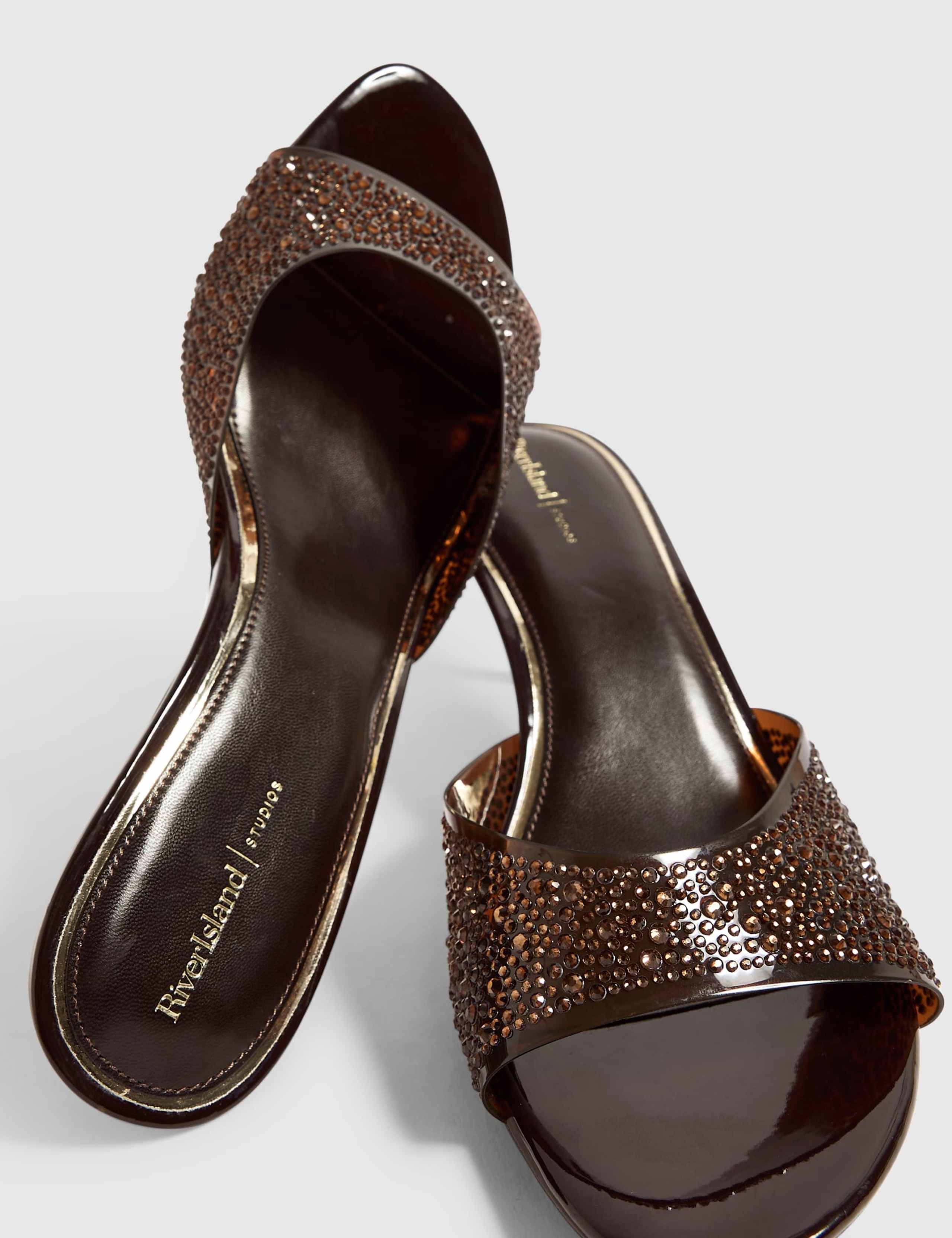 Faux Leather Mules 3 of 5