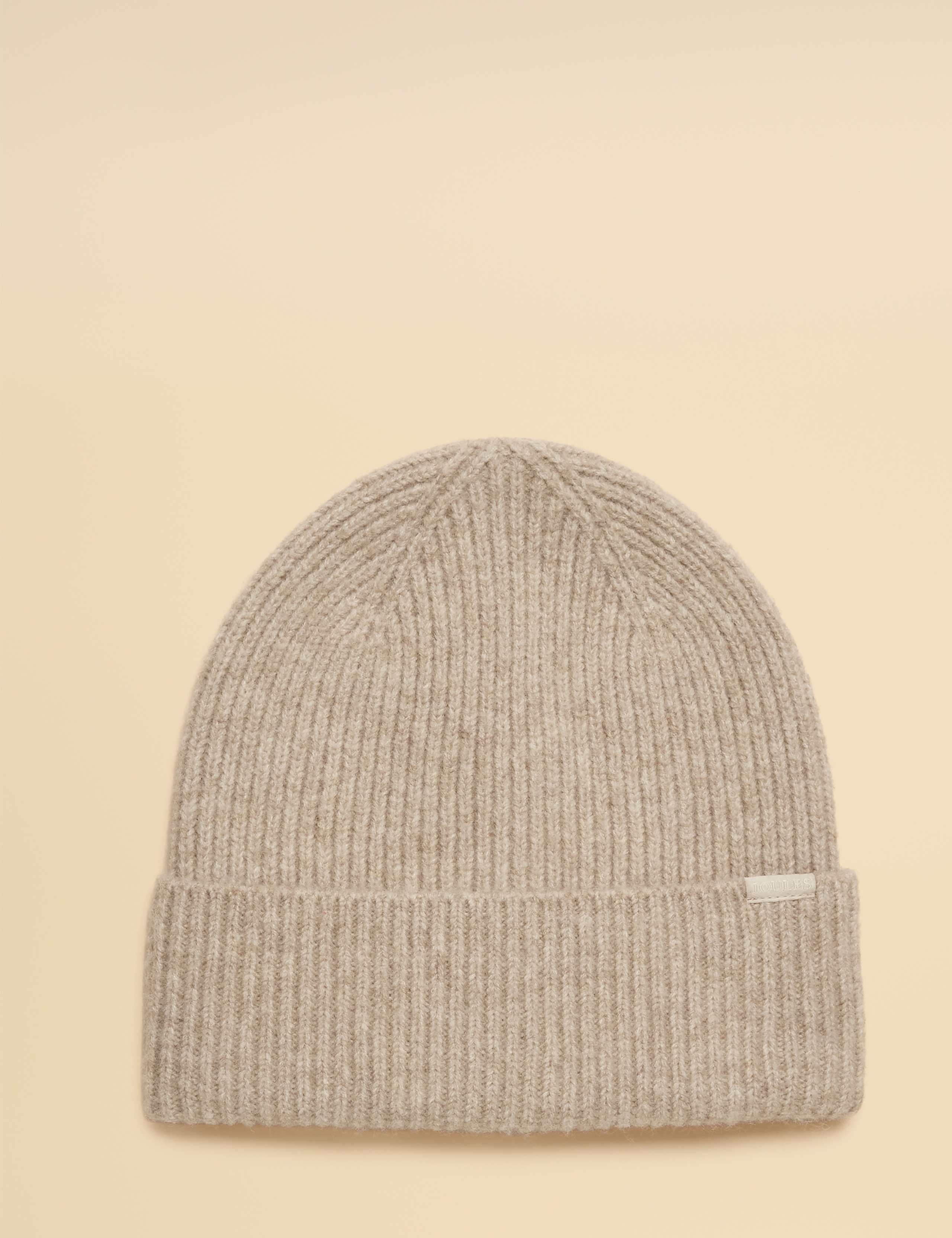 Knitted Textured Beanie Hat 1 of 6