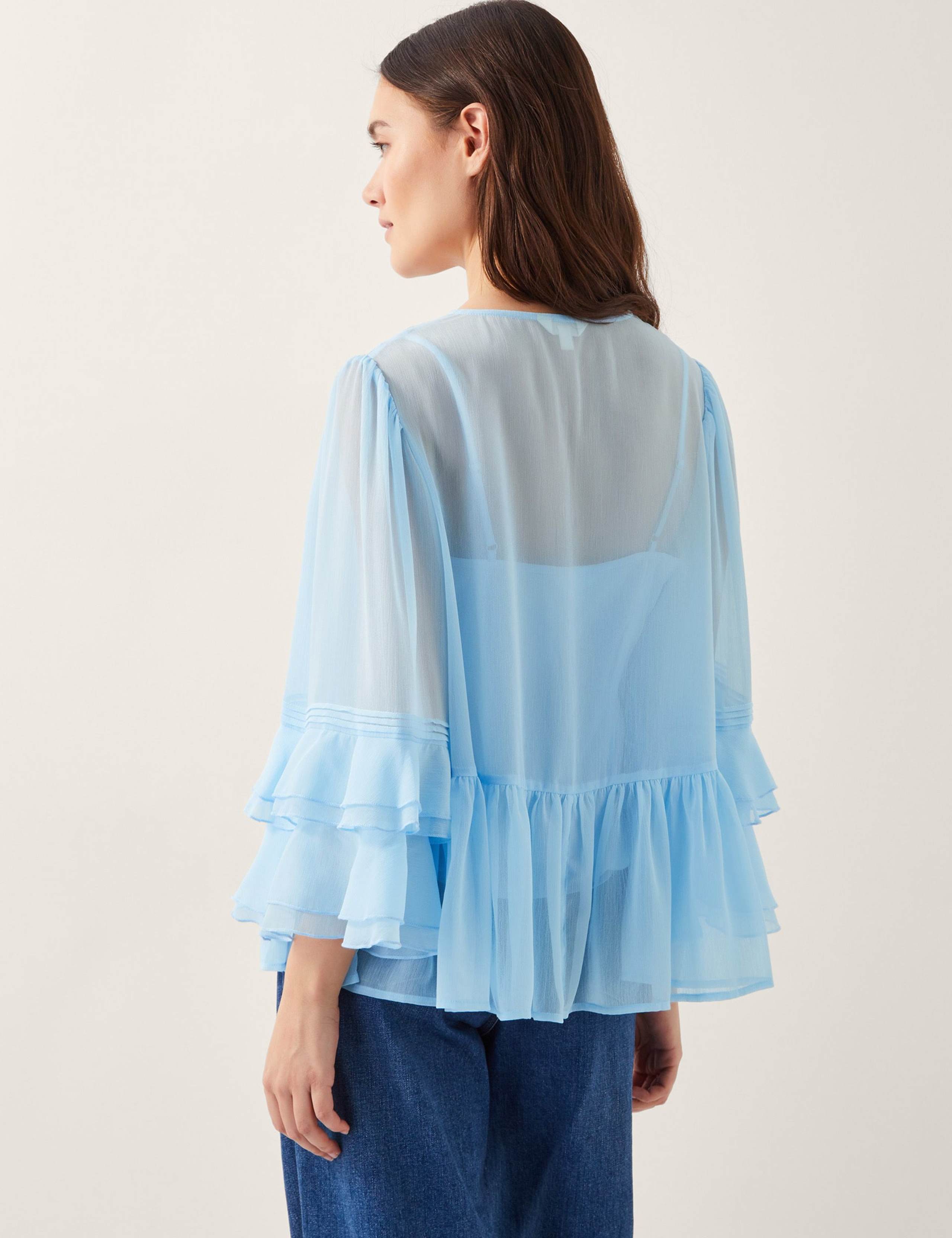 Pleated Frill Detail Blouse 4 of 4