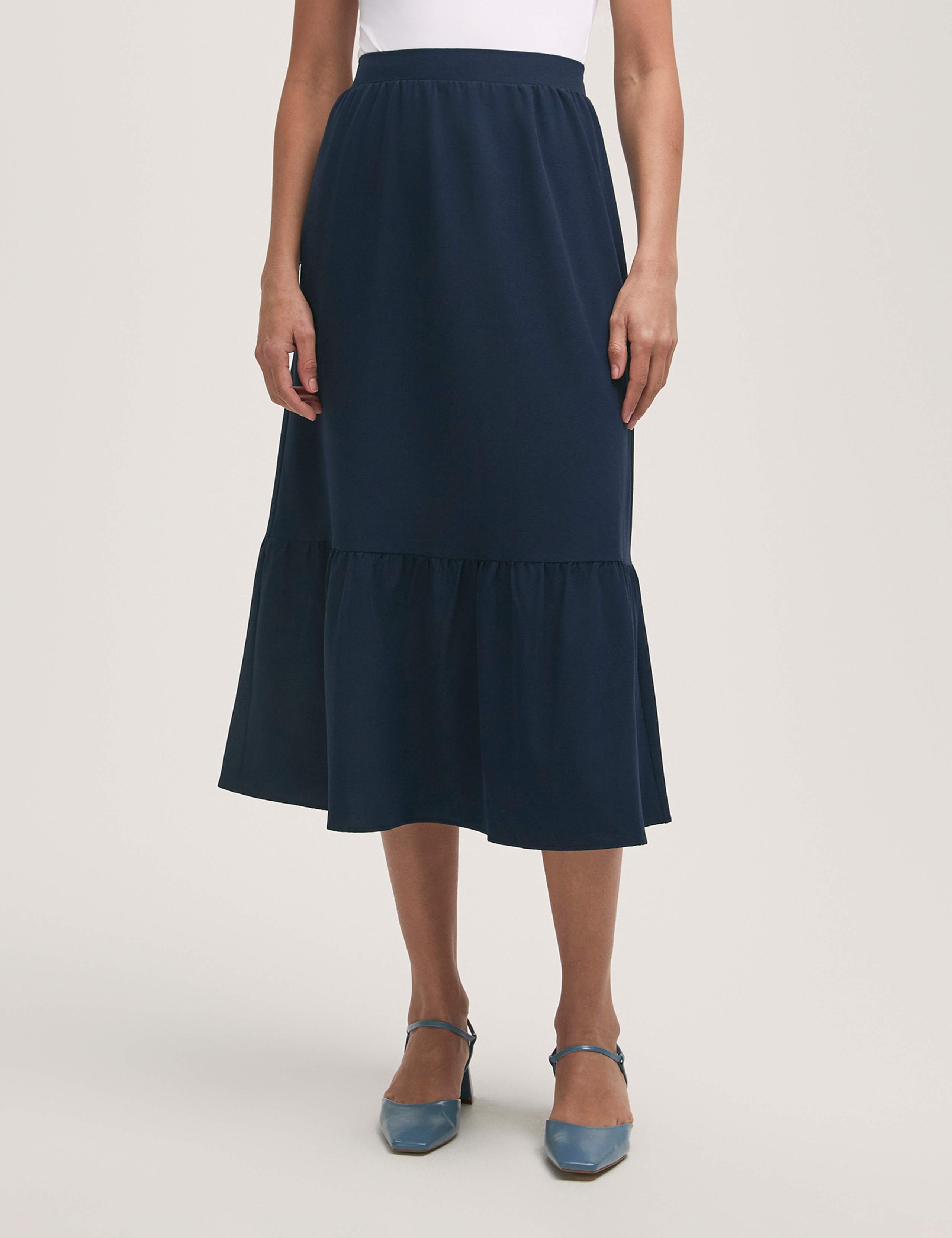 Midi Tiered Skirt 2 of 4