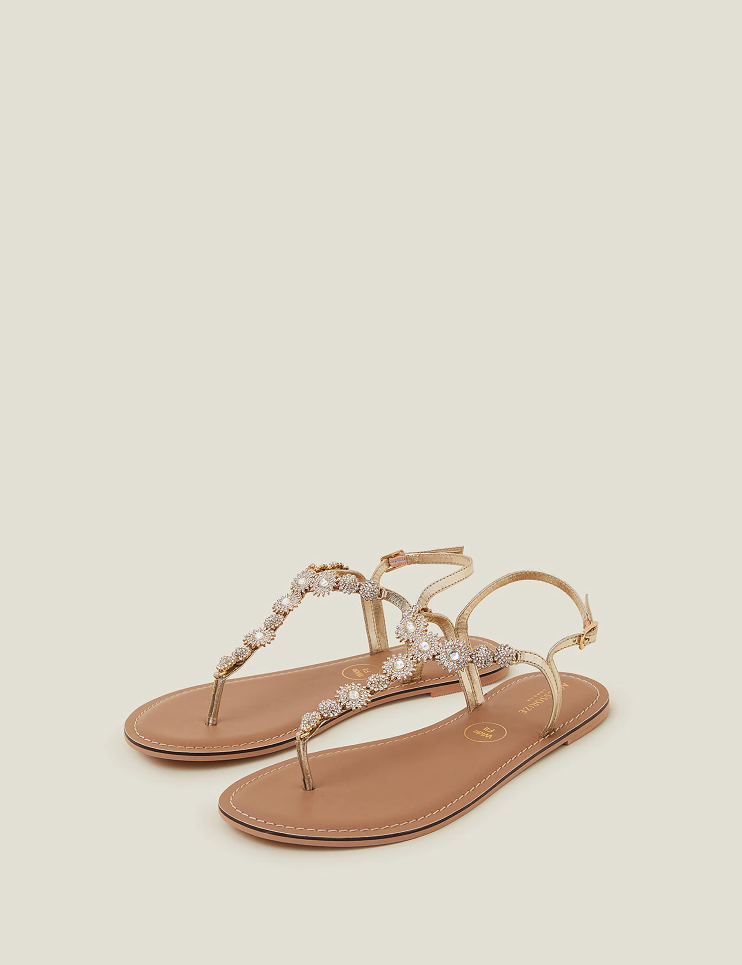 Wide Fit Sparkly Sandals 2 of 3