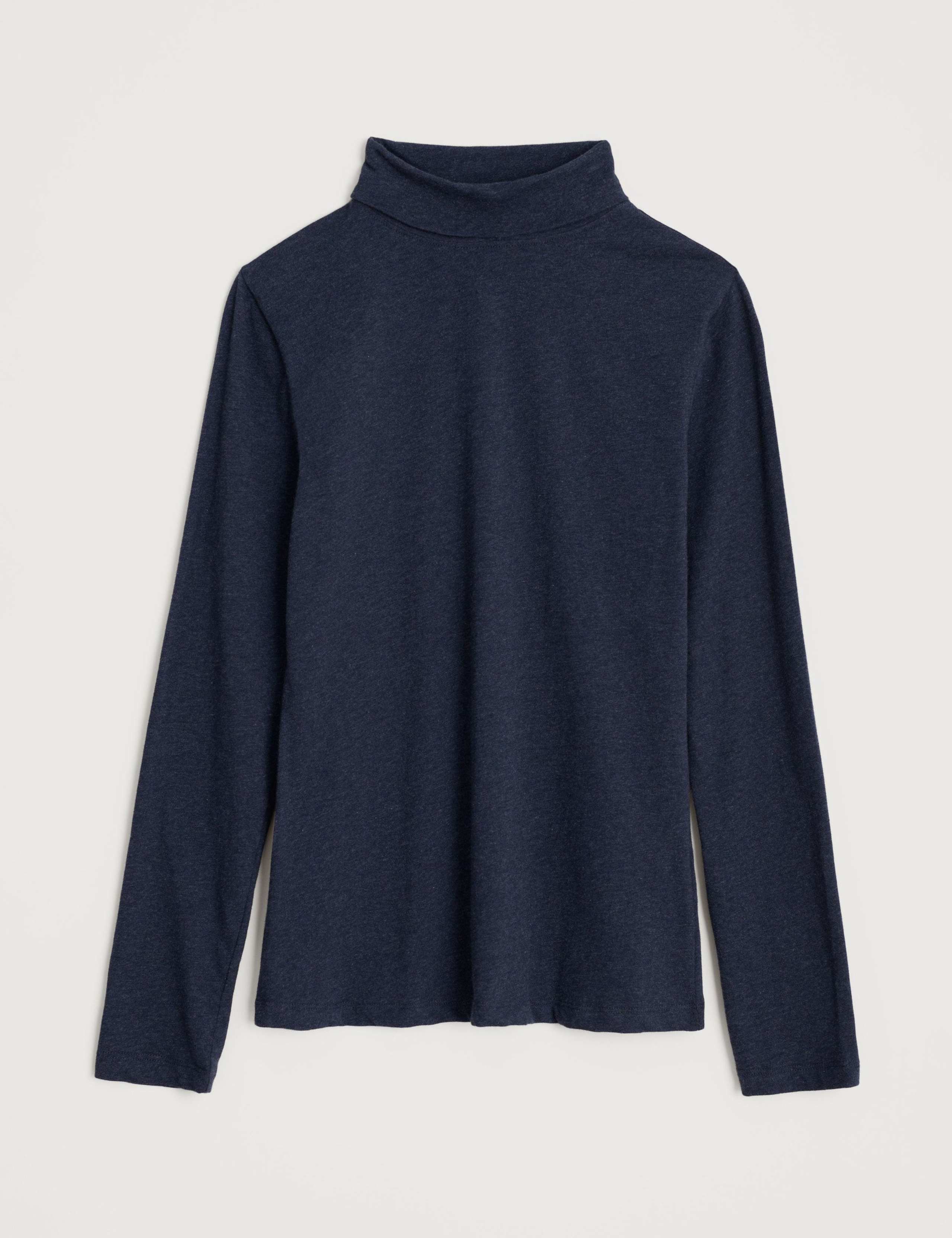 Cotton Rich Roll Neck Top 2 of 5