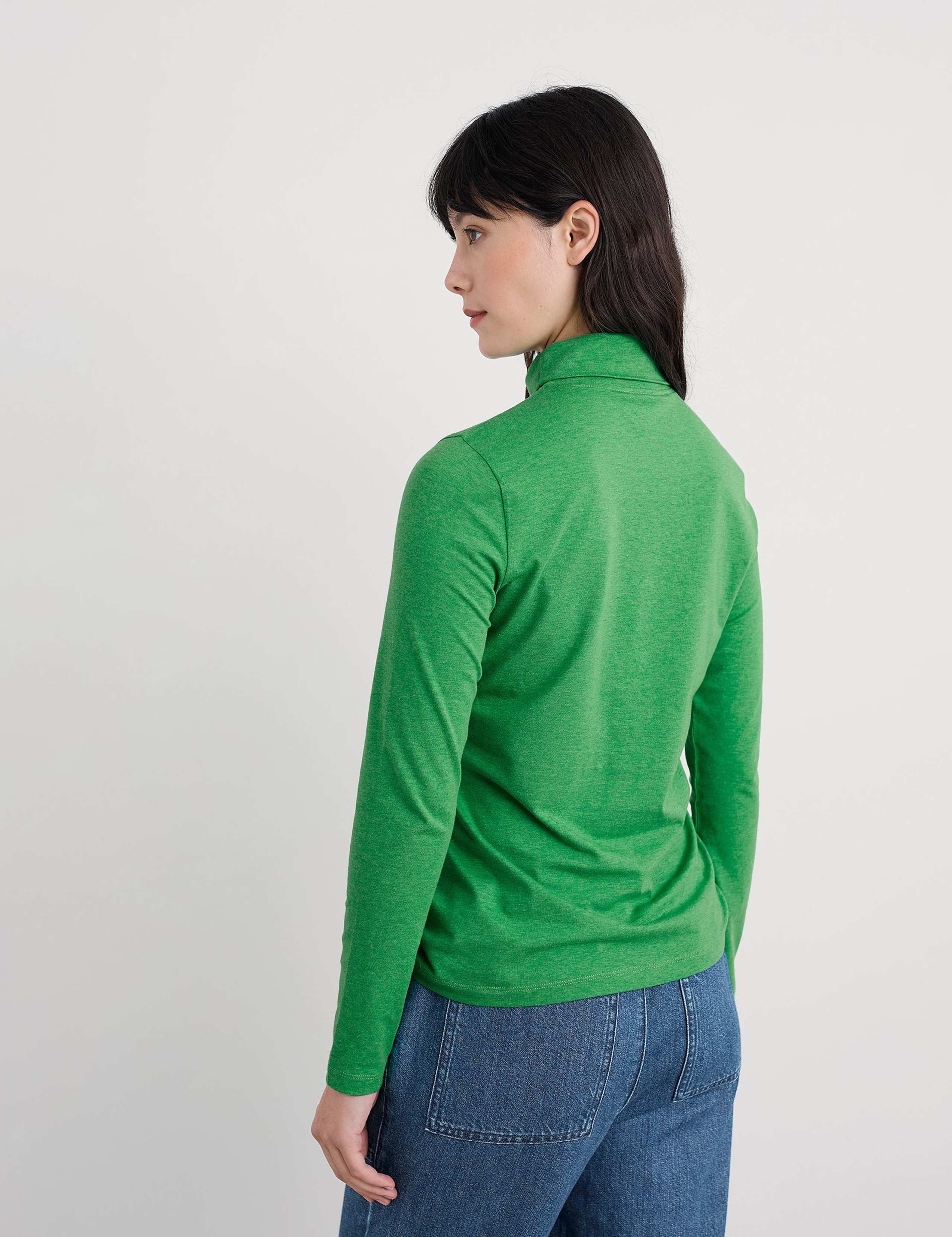 Cotton Rich Roll Neck Top 4 of 5