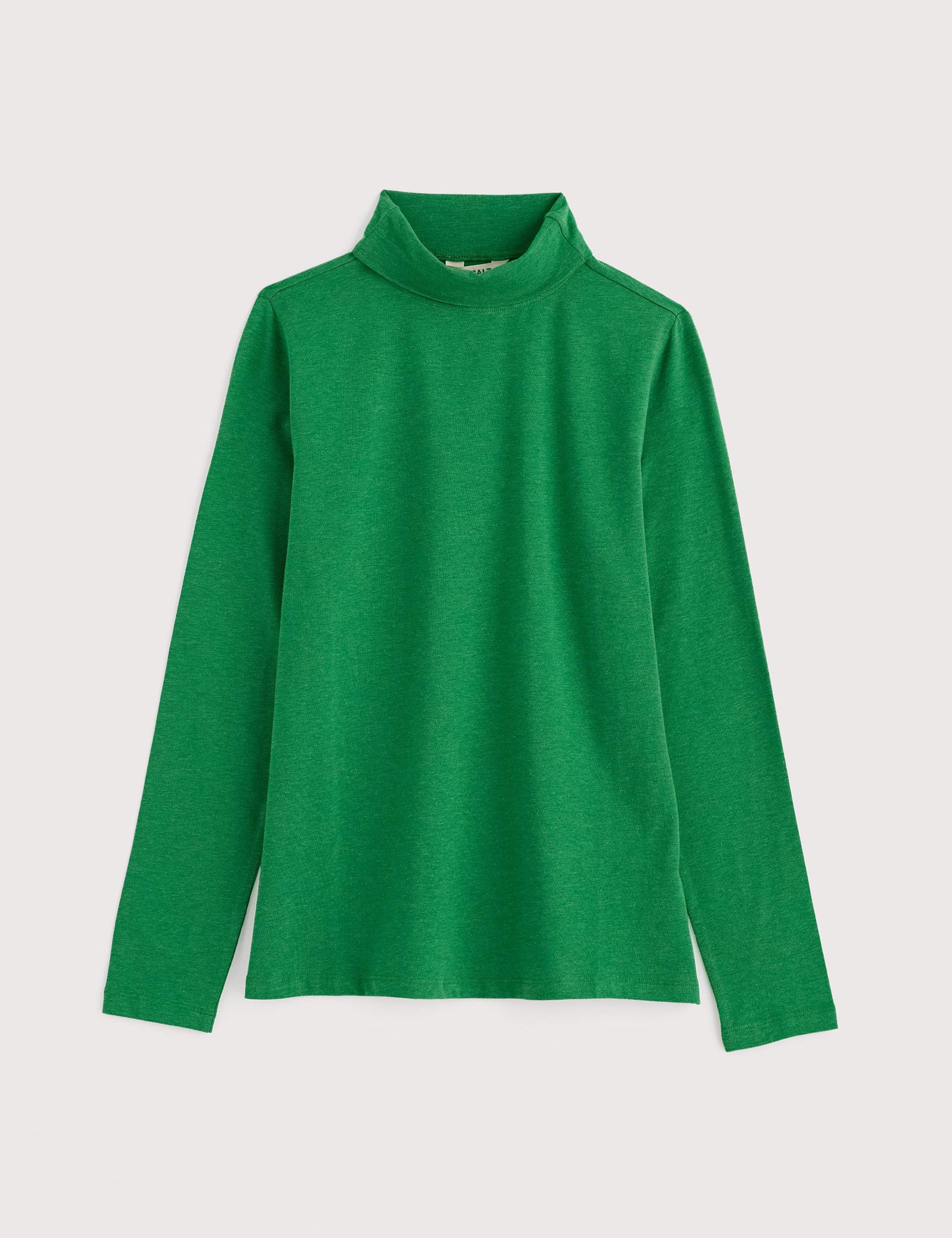 Cotton Rich Roll Neck Top 2 of 5