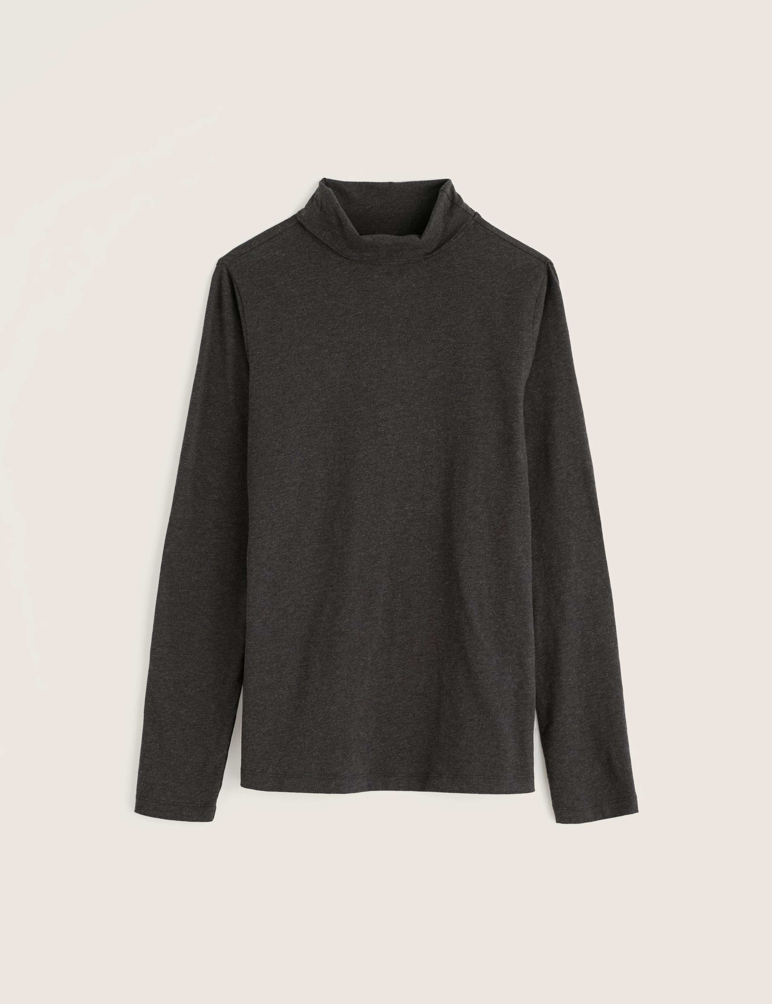 Cotton Rich Roll Neck Top 2 of 4