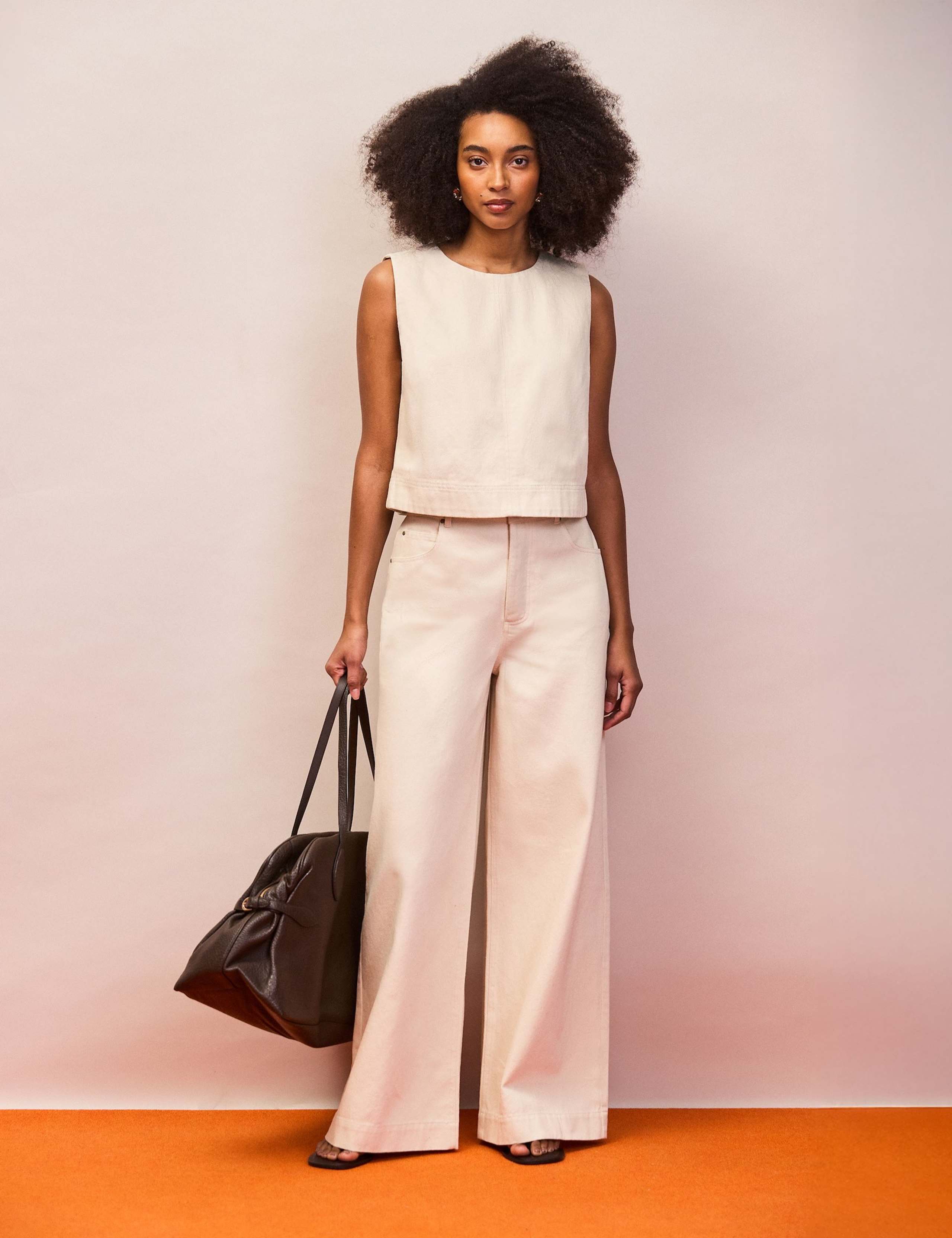 Pure Cotton Twill Shell Top 2 of 3