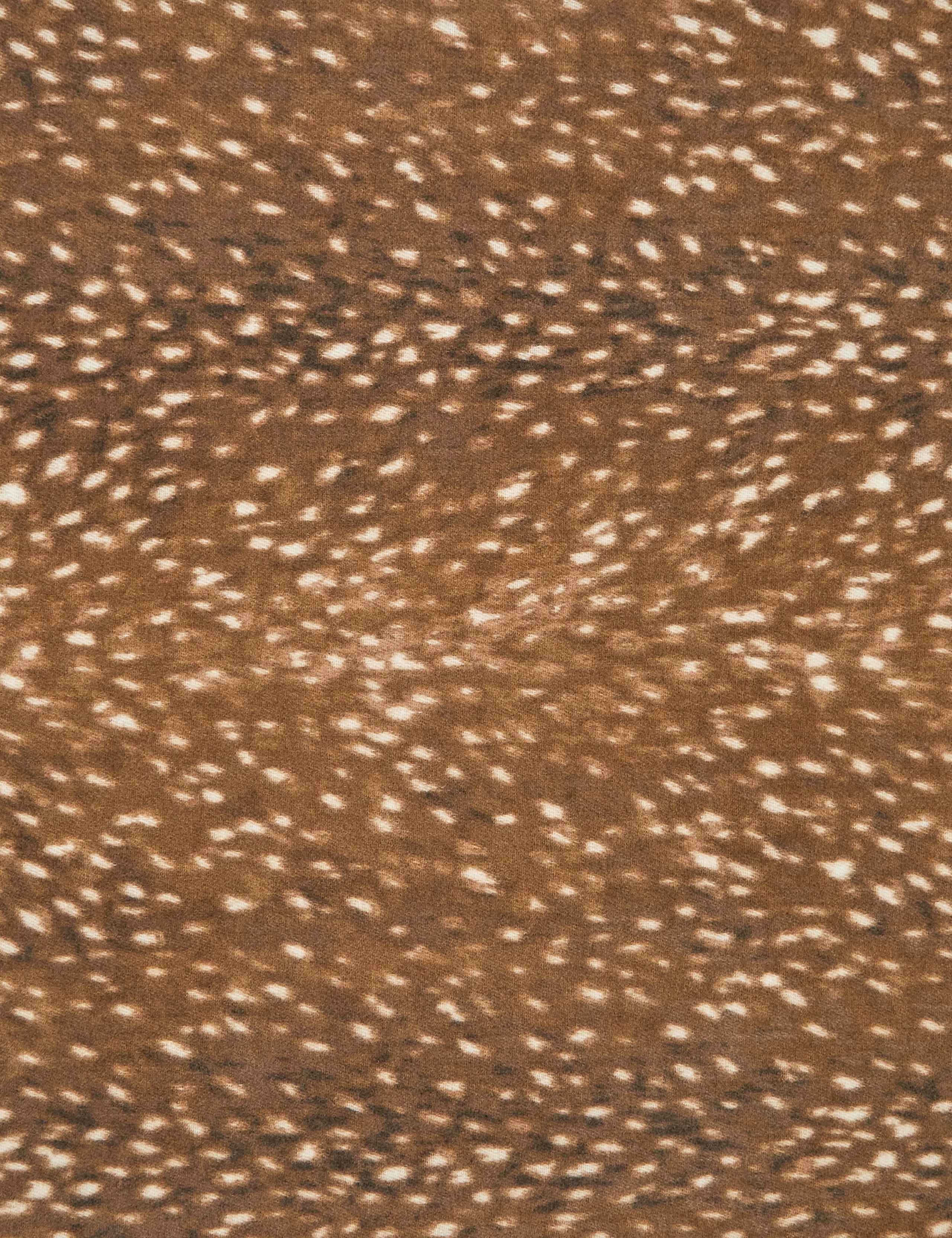 Bambi Print Fringed Scarf 3 of 3