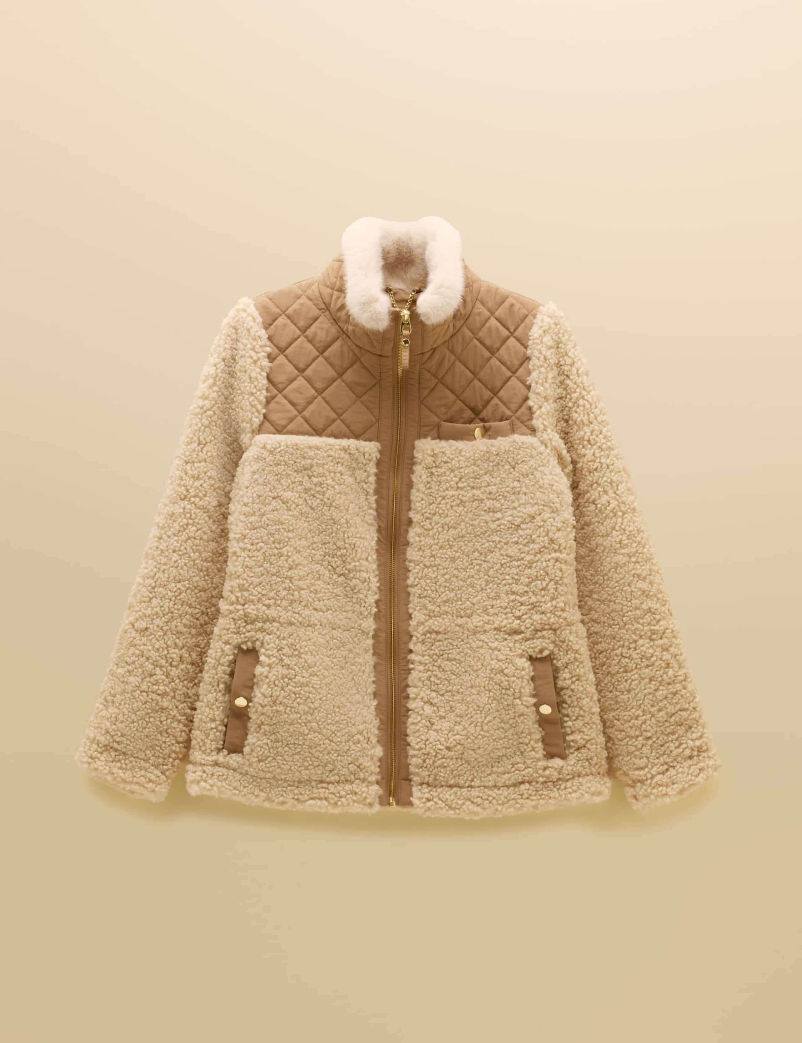 Borg Quilted Collared Jacket 8 of 10