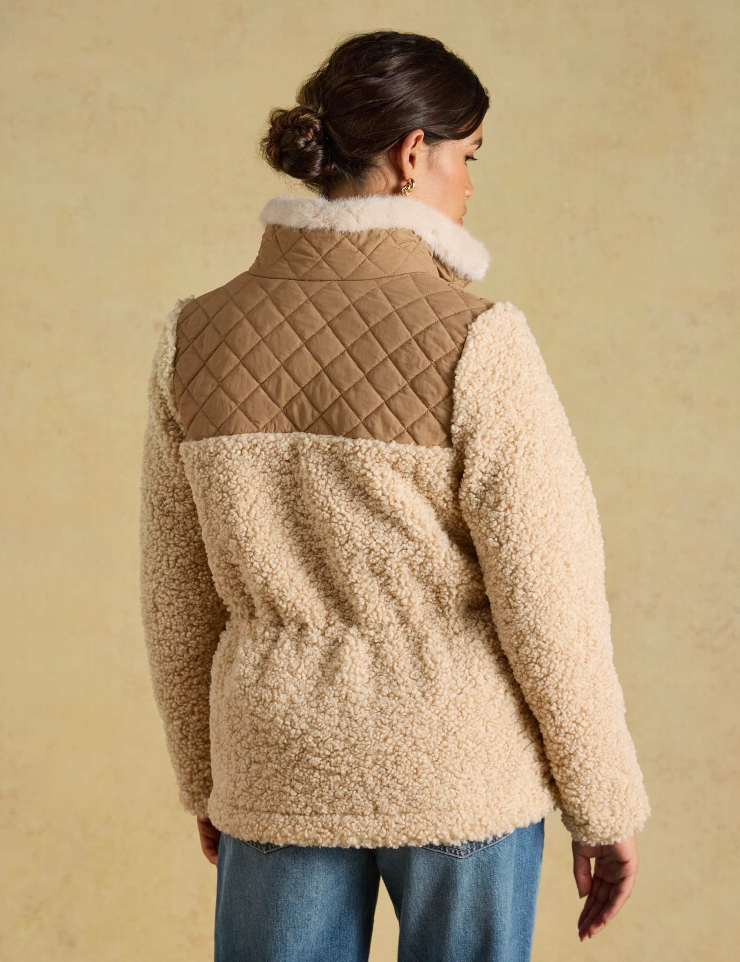 Borg Quilted Collared Jacket 9 of 10