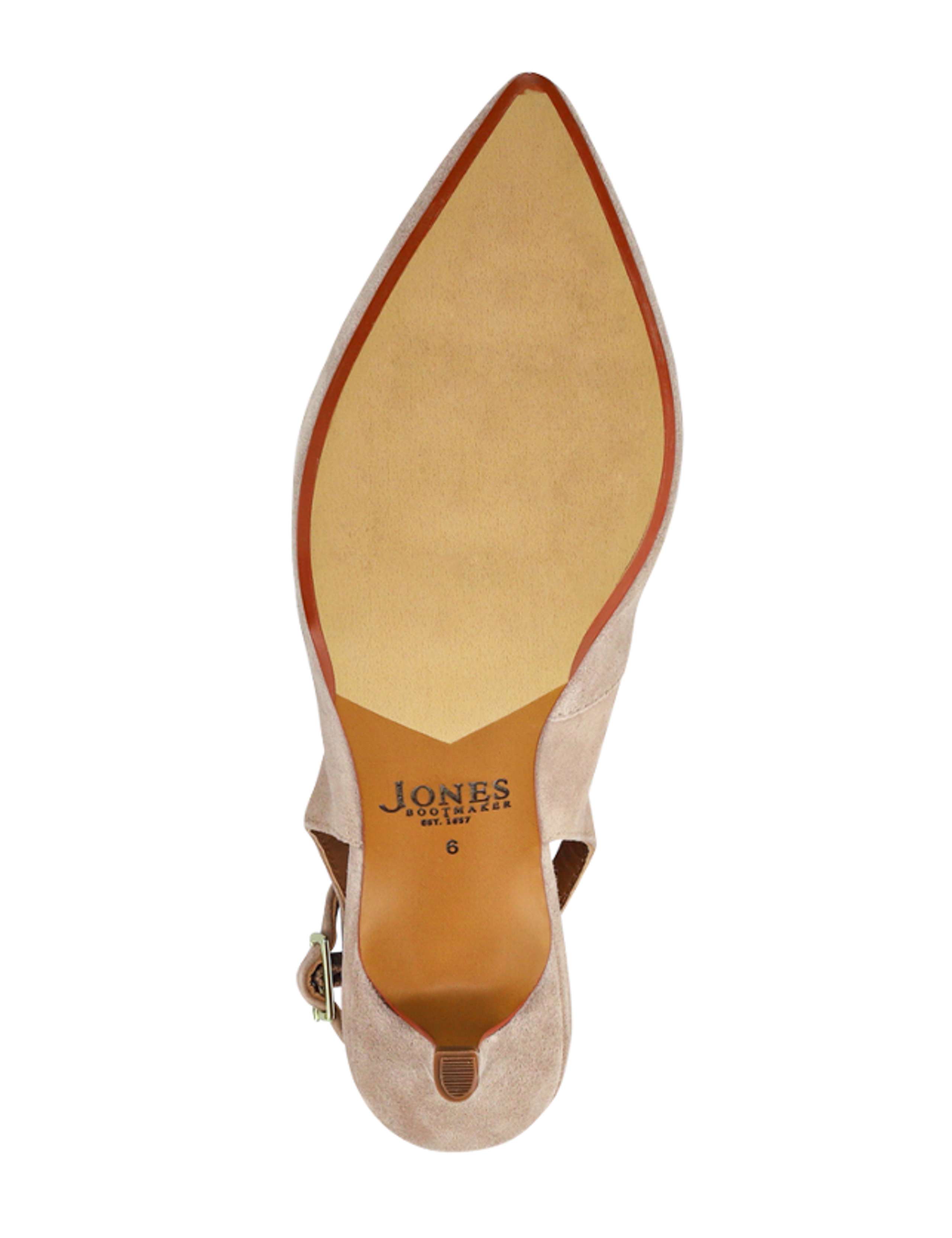 Suede Kitten Heel Pointed Slingback Shoes 7 of 7