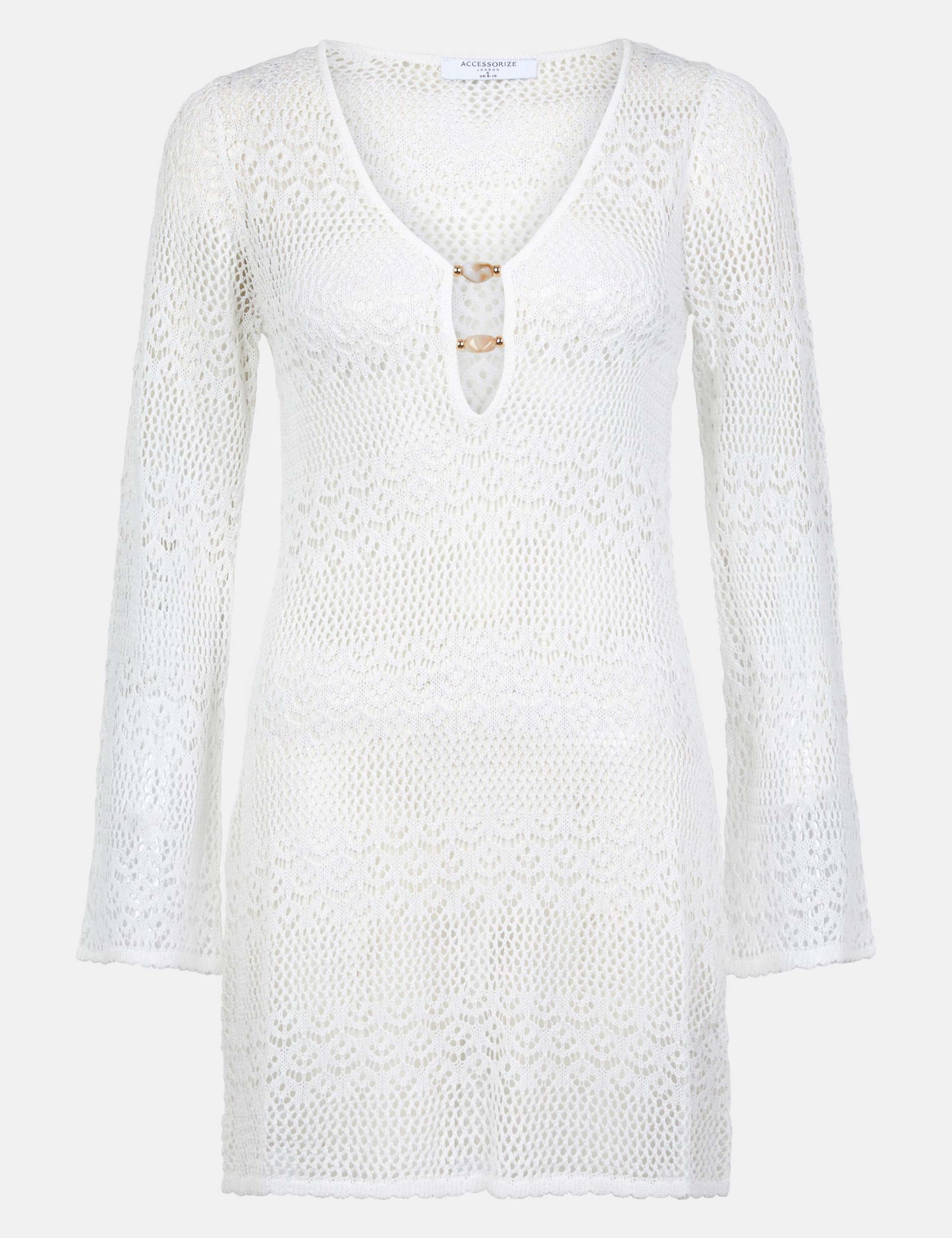 Knitted Mini Beach Dress 2 of 5