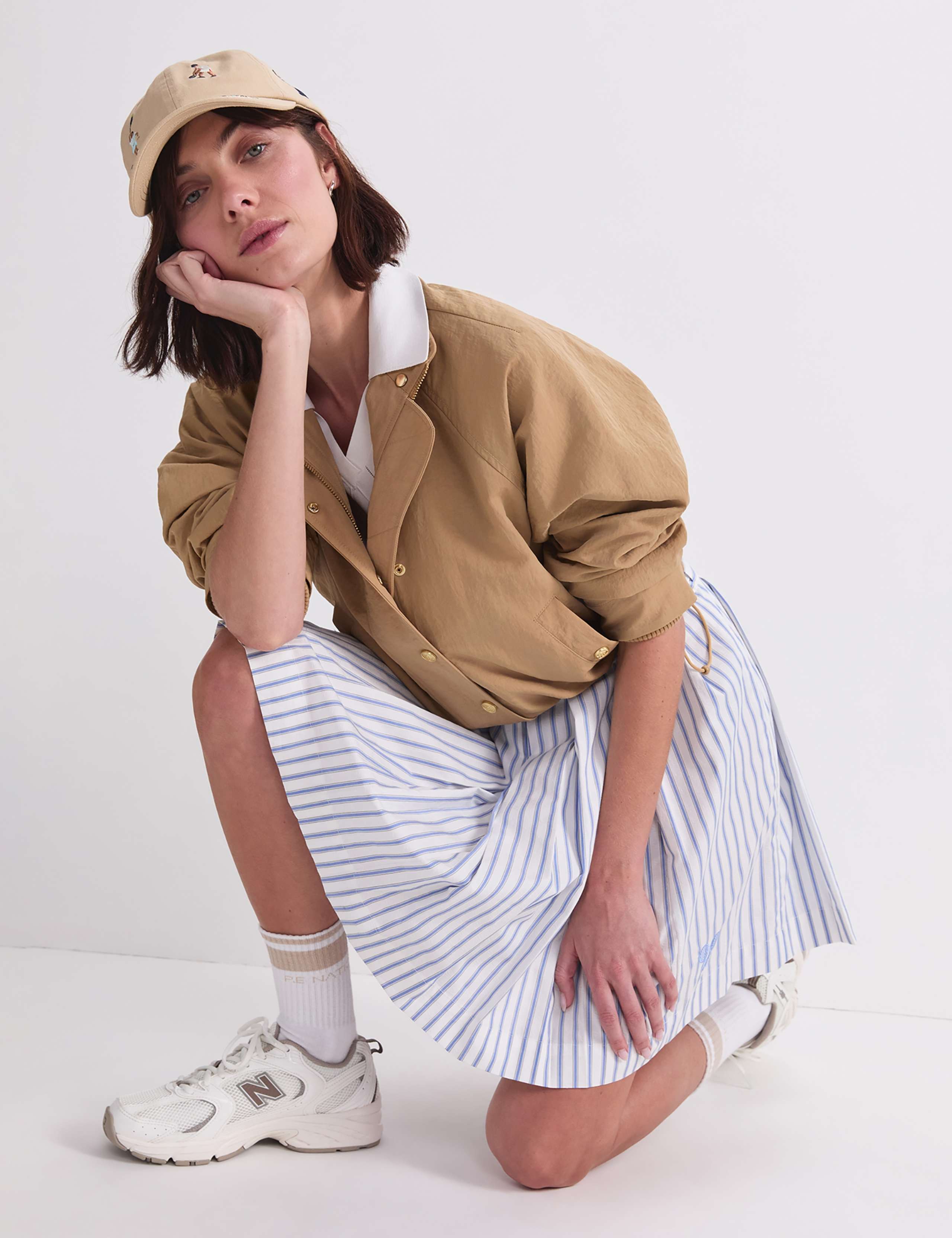 Pure Cotton Striped Mini Skirt 6 of 7