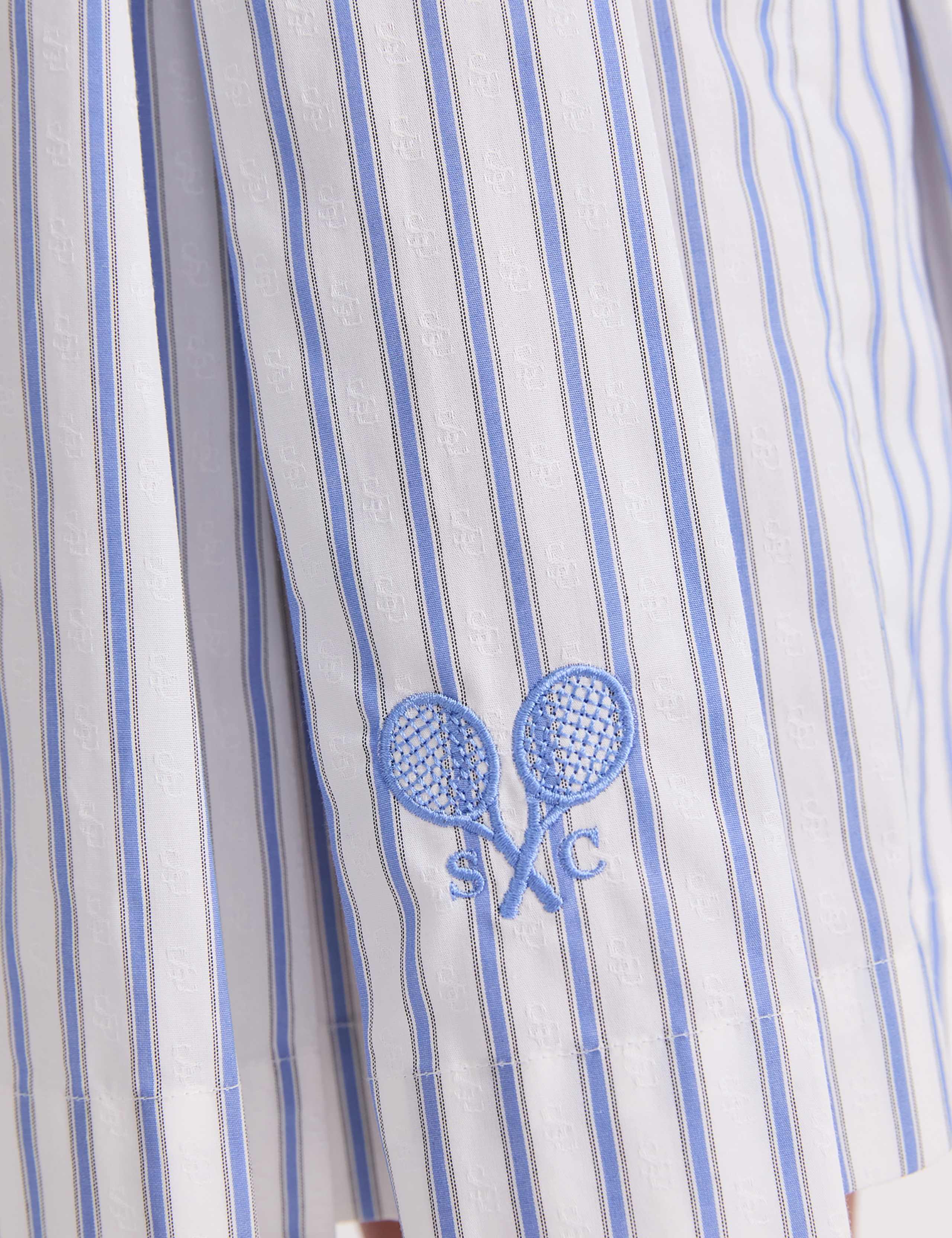 Pure Cotton Striped Mini Skirt 7 of 7