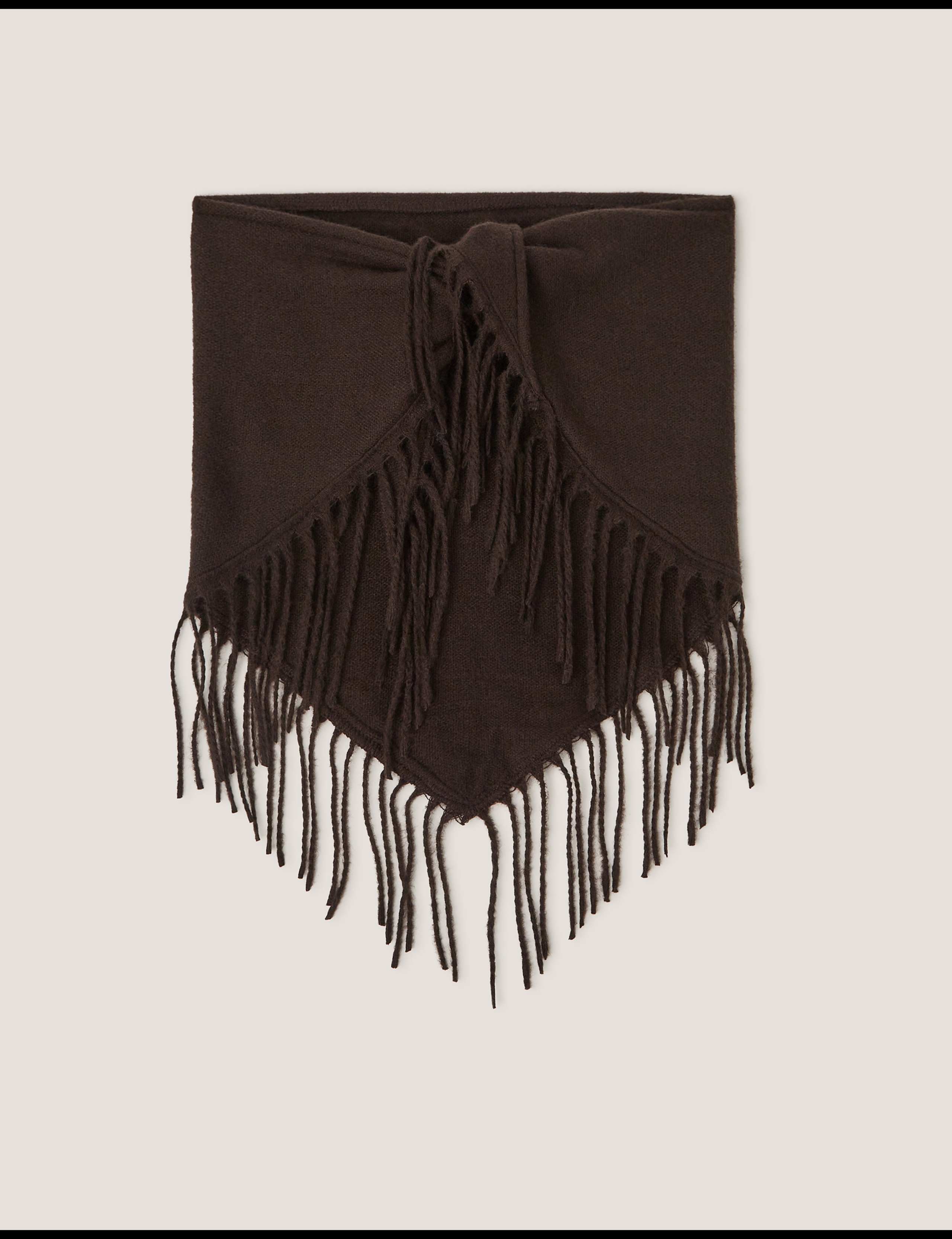 Triangle Fringed Scarf 1 of 2