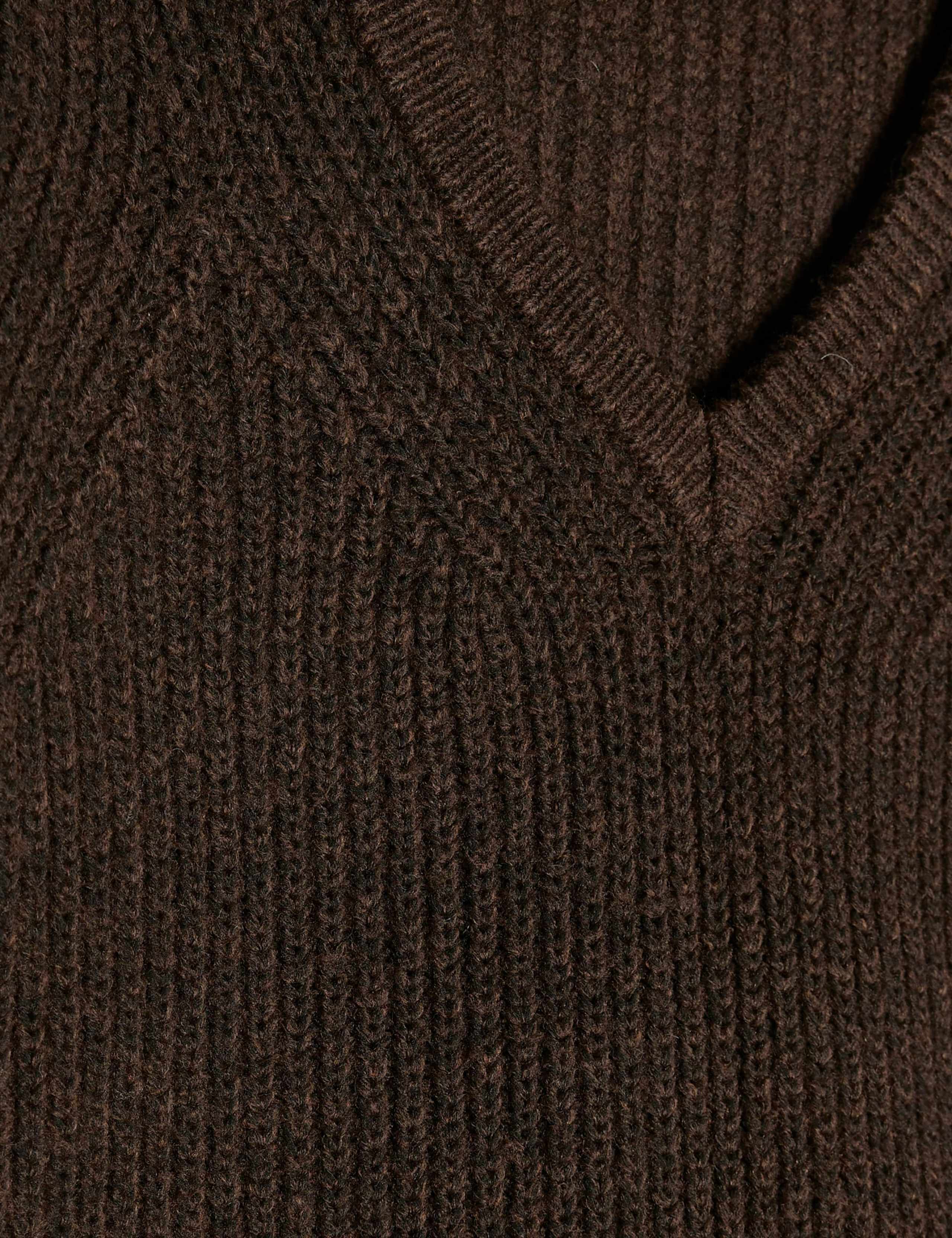 Ribbed V Neck Jumper 3 of 6