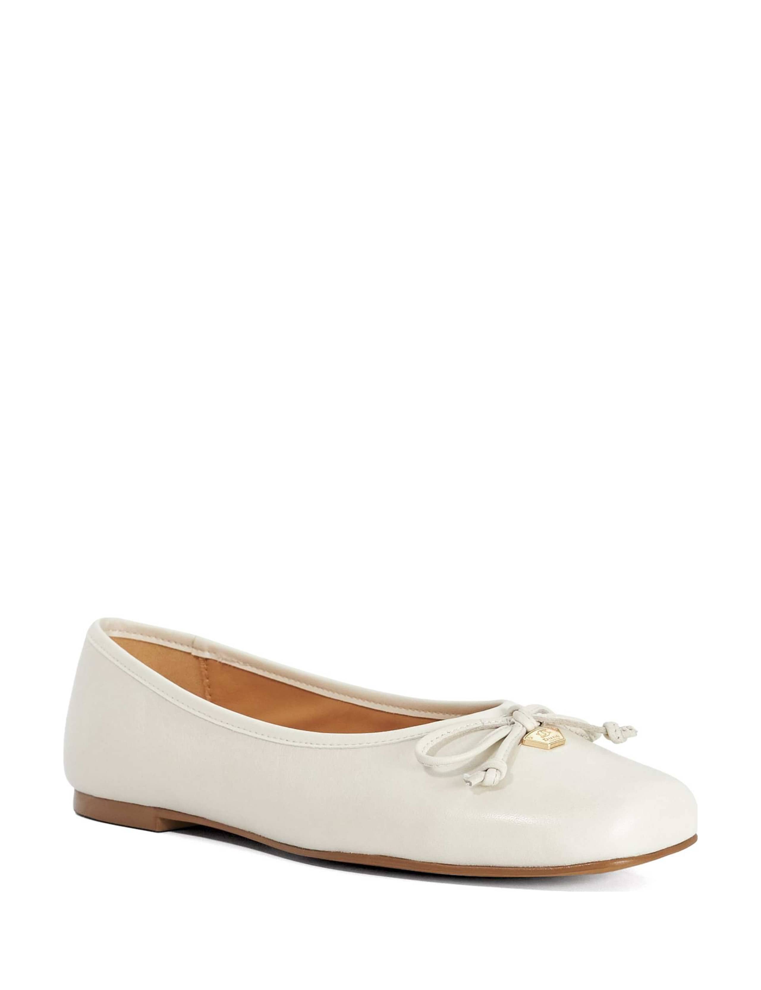 Leather Square Toe Ballet Pumps 2 of 5