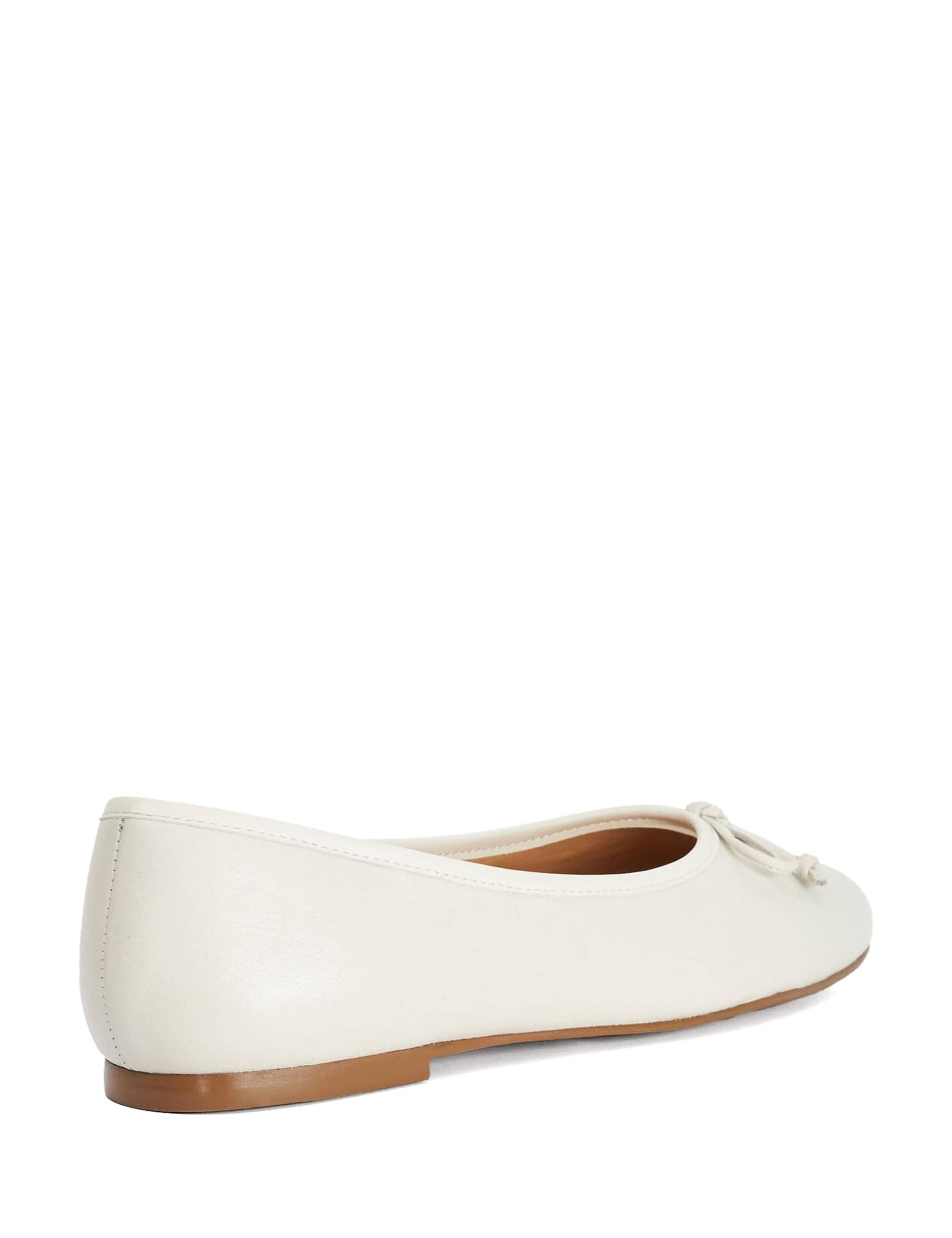 Leather Square Toe Ballet Pumps 5 of 5