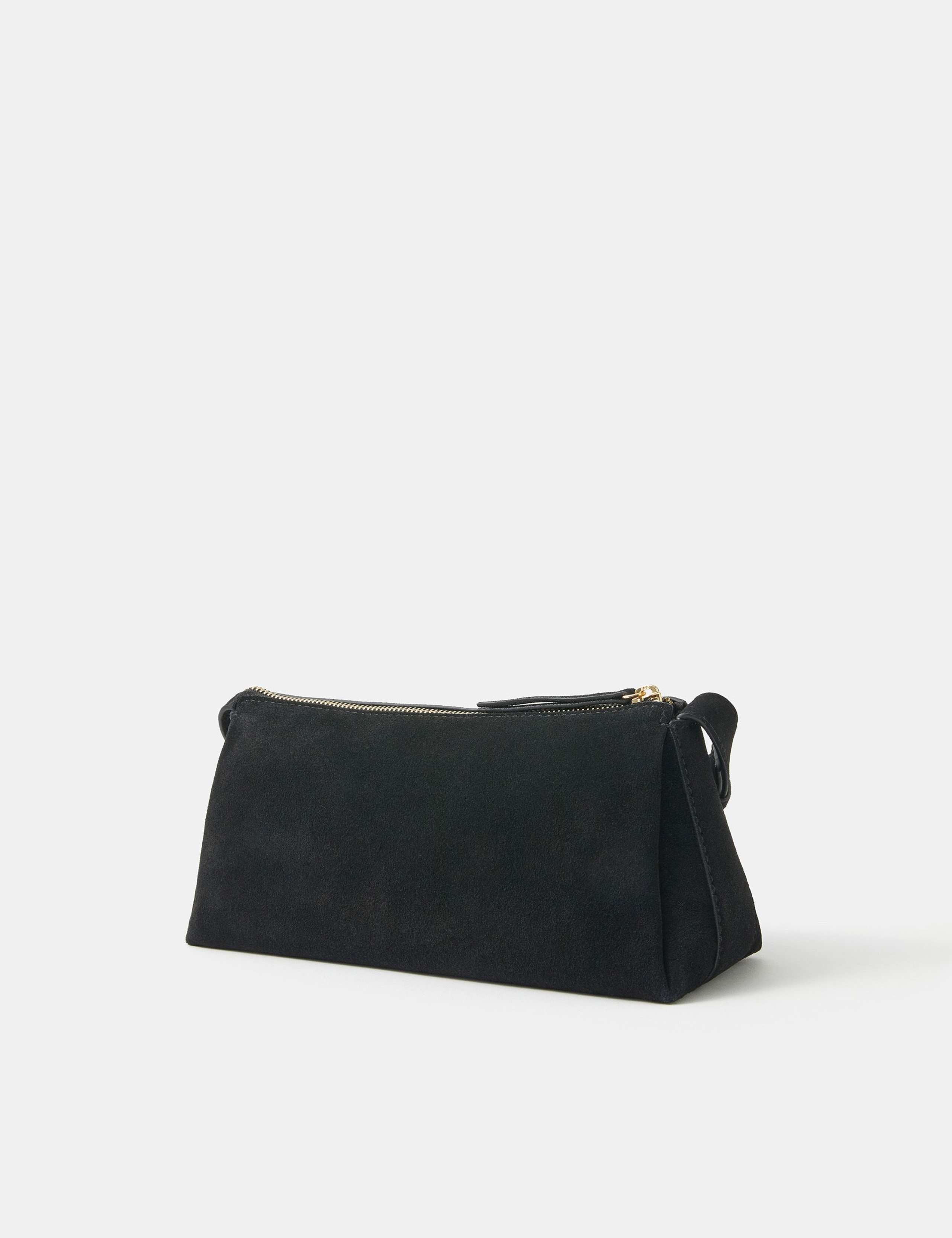 Suede Cross Body Bag 2 of 5