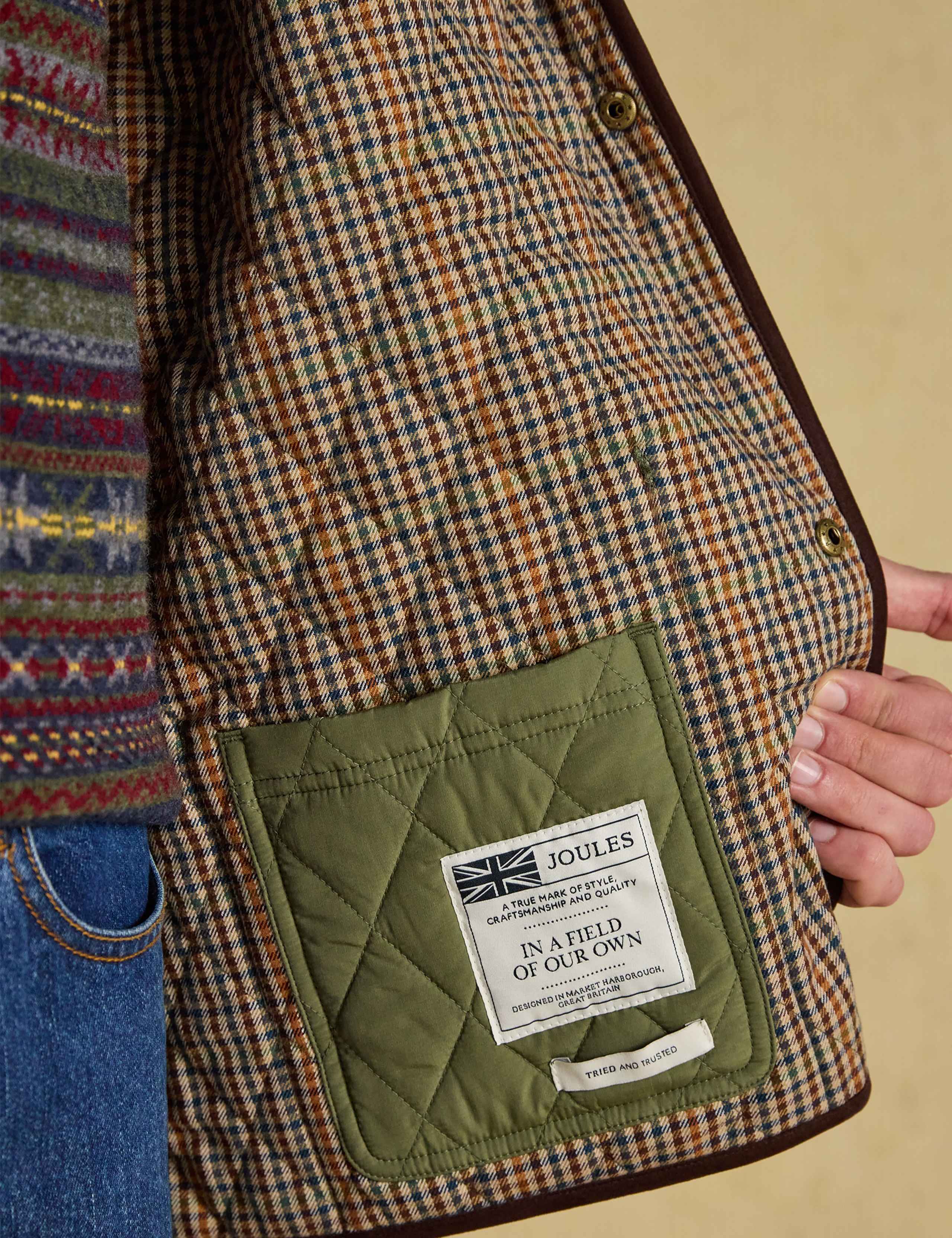 Checked Quilted Jacket 2 of 13