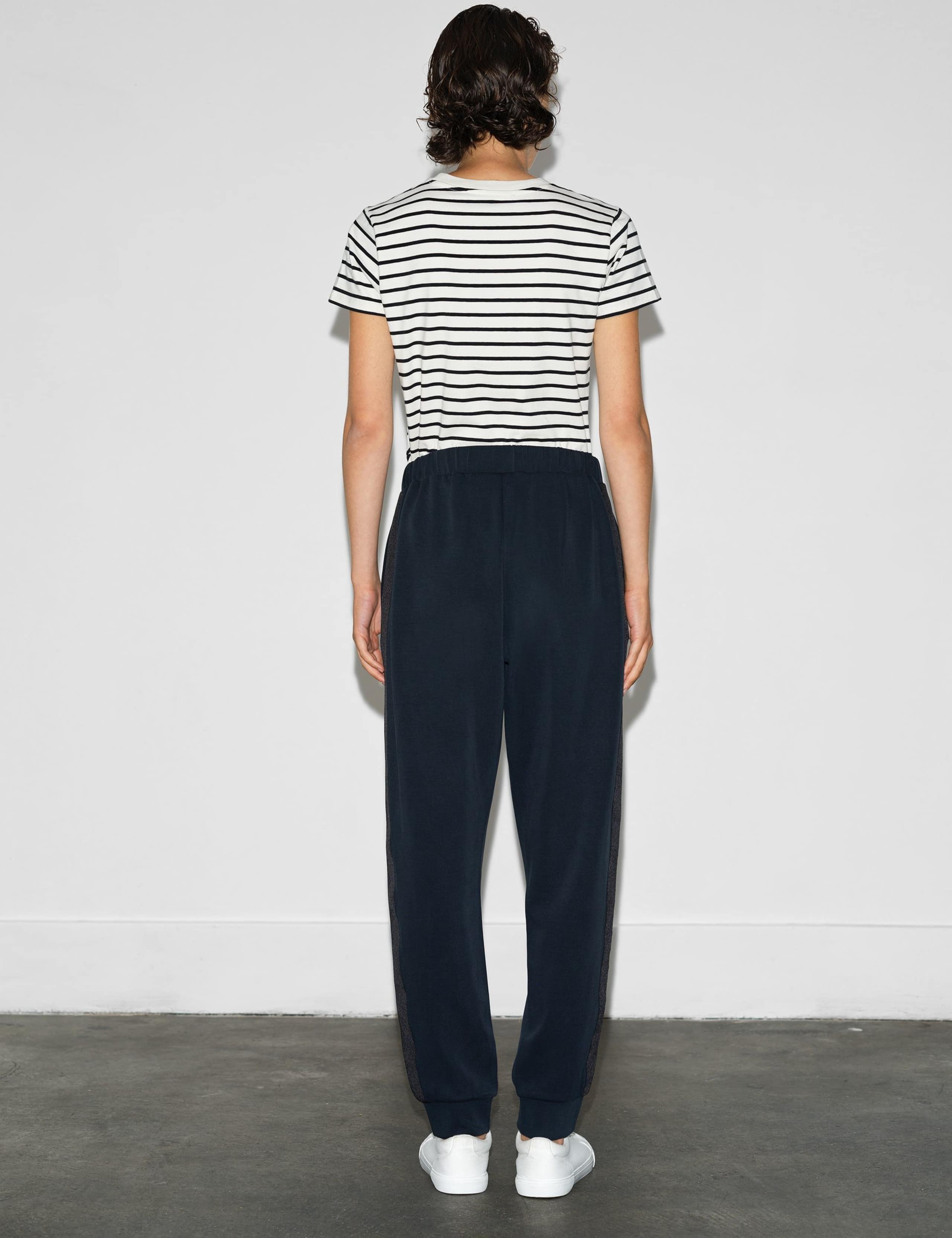 Tie Waist Side Stripe Trousers 3 of 3