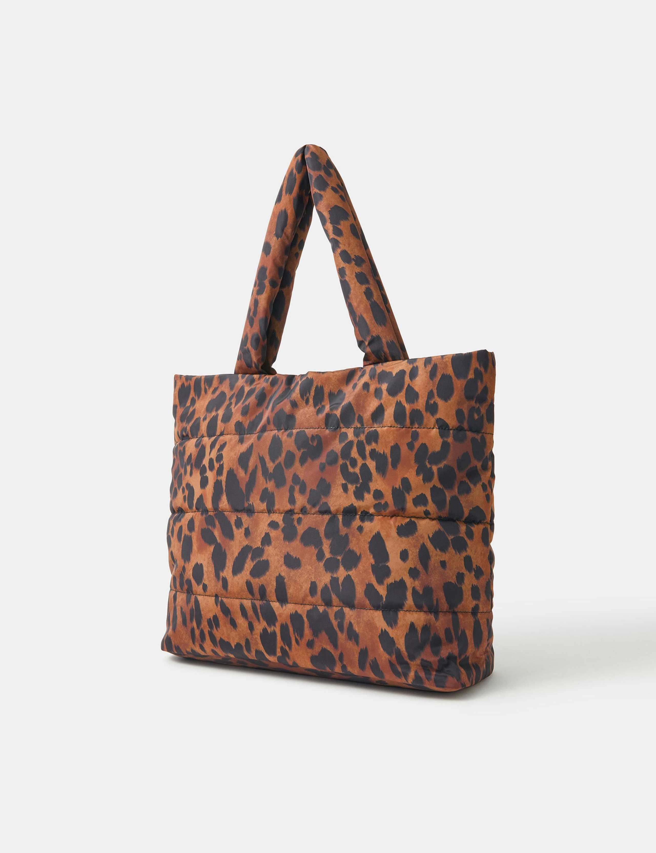 Nylon Animal Print Shopper Bag 2 of 5